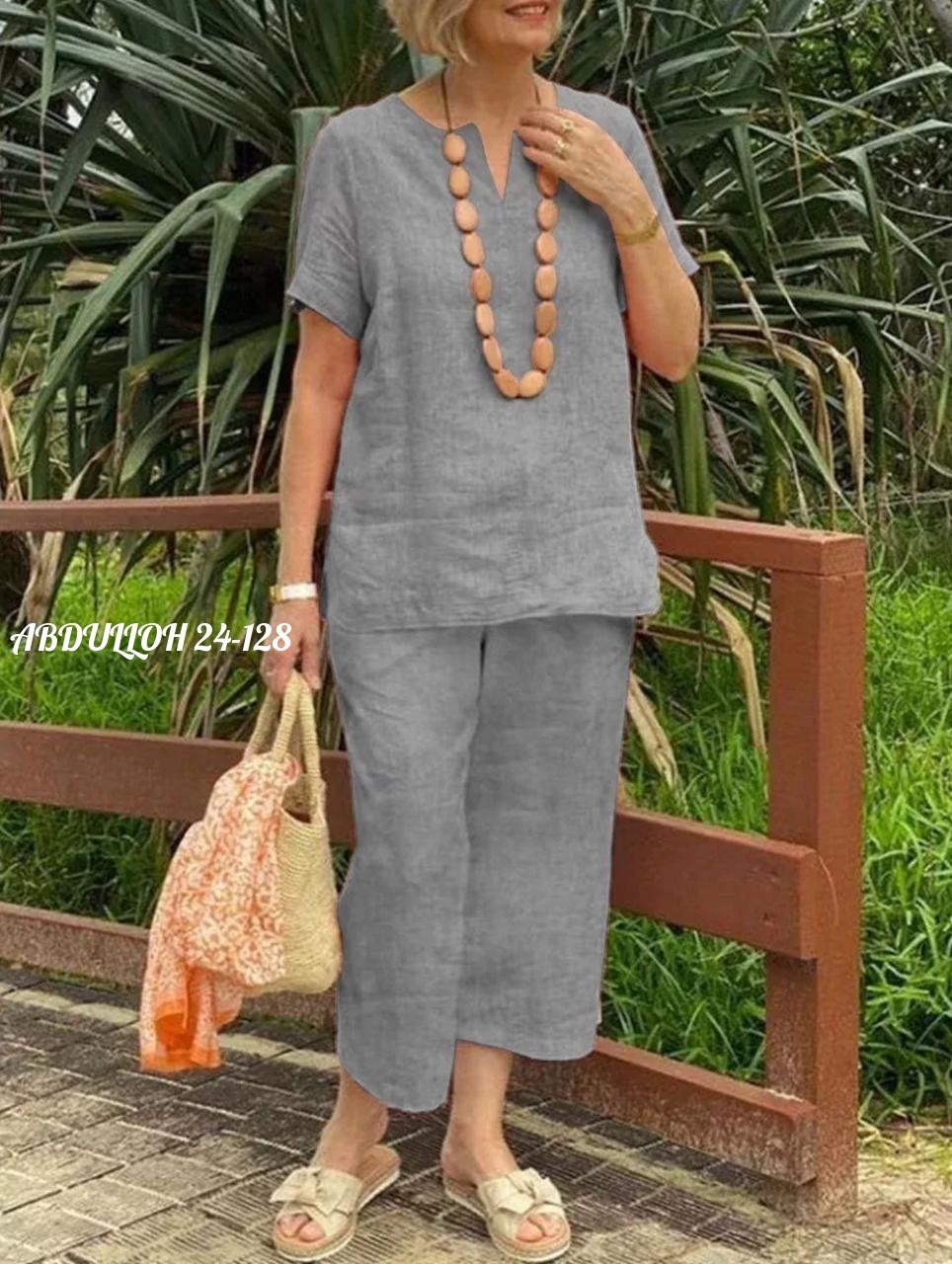 летние костюмы,женские летние костюмы,костюм женский льняной,летняя одежда для женщин,костюм женский лен