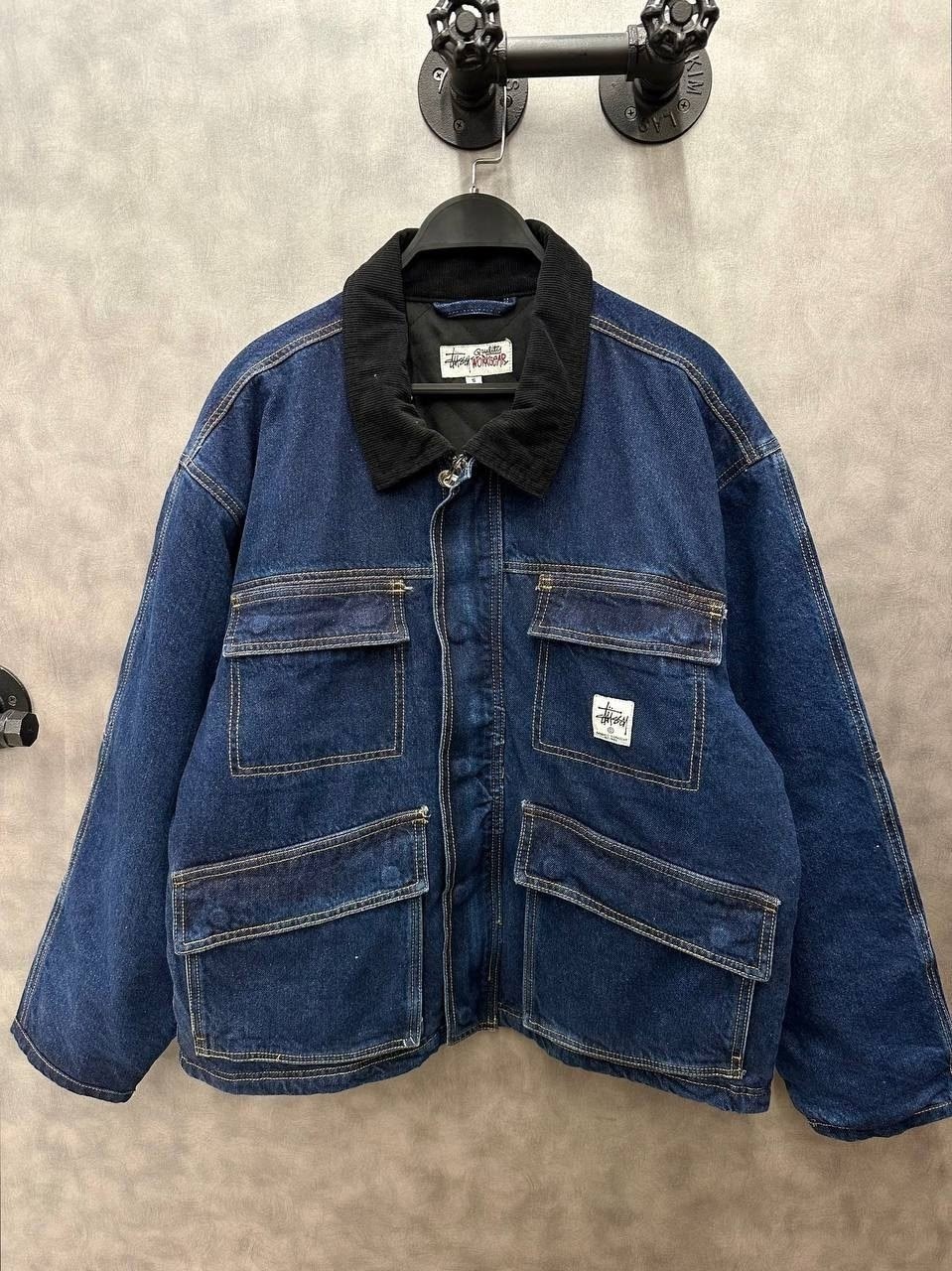 джинсовая куртка,джинсовая куртка утепленная,мужская джинсовая куртка,джинсовая куртка carhartt,джинсовка carhartt