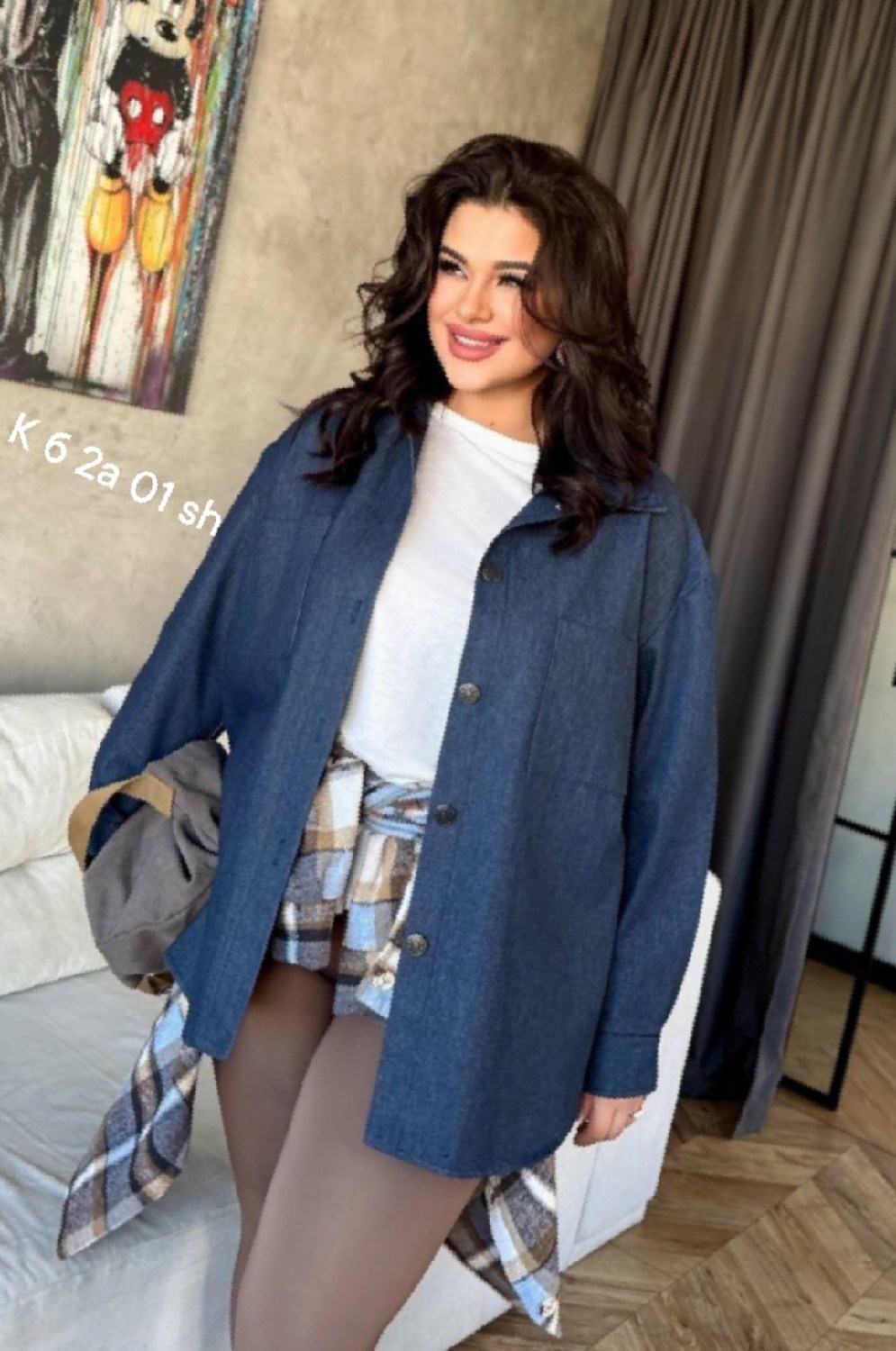 рубашка женская,стильная рубашка,рубашка свободного кроя,джинсовая рубашка оверсайз,рубашка женская джинсовая