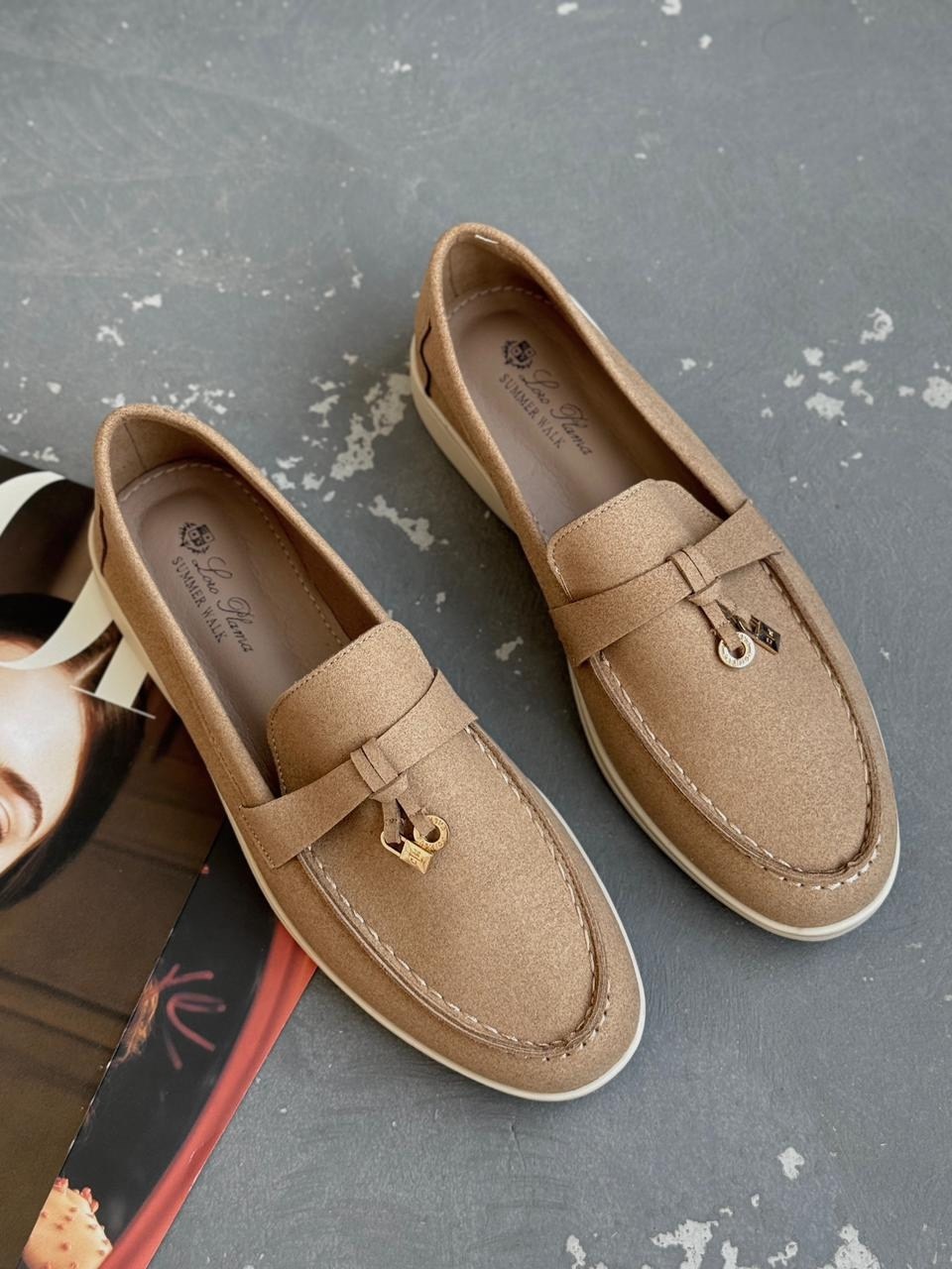 лоферы loro piana,женские мокасины,лоферы замшевые,,серые замшевые лоферы