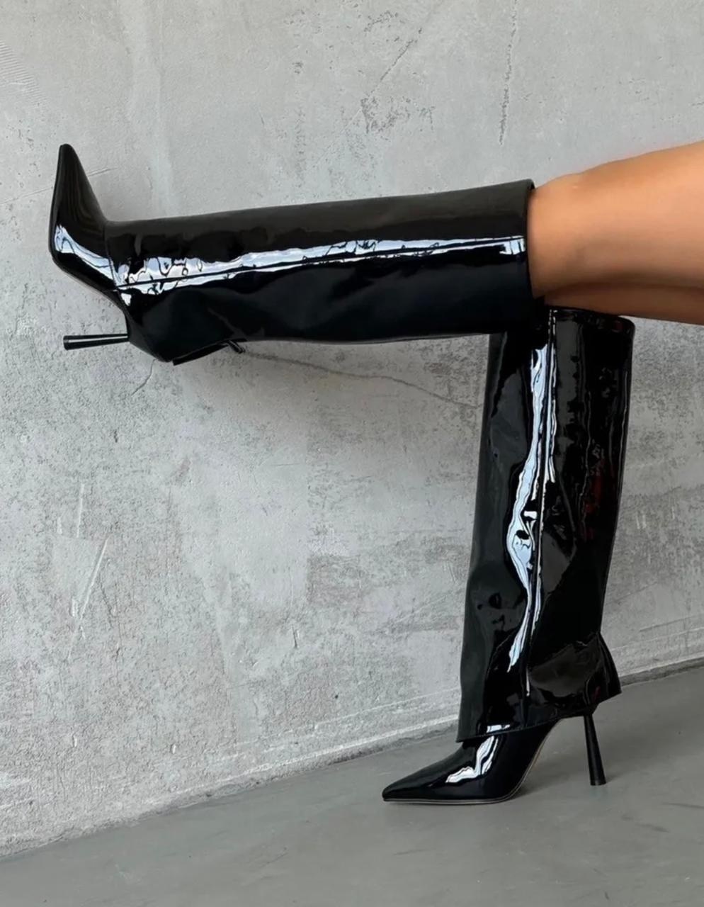 сапоги трубы лаковые на каблуке демисезонные alessandra maddoni,сапоги,сапоги лакированные,сапоги араз,сапожки