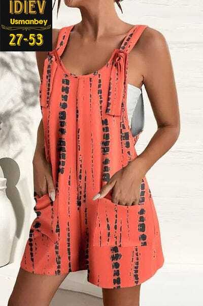 женский пляжный комбинезон без рукавов,женский летний комбинезон,летнее женское платье,пляжный комбинезон,мода для женщин