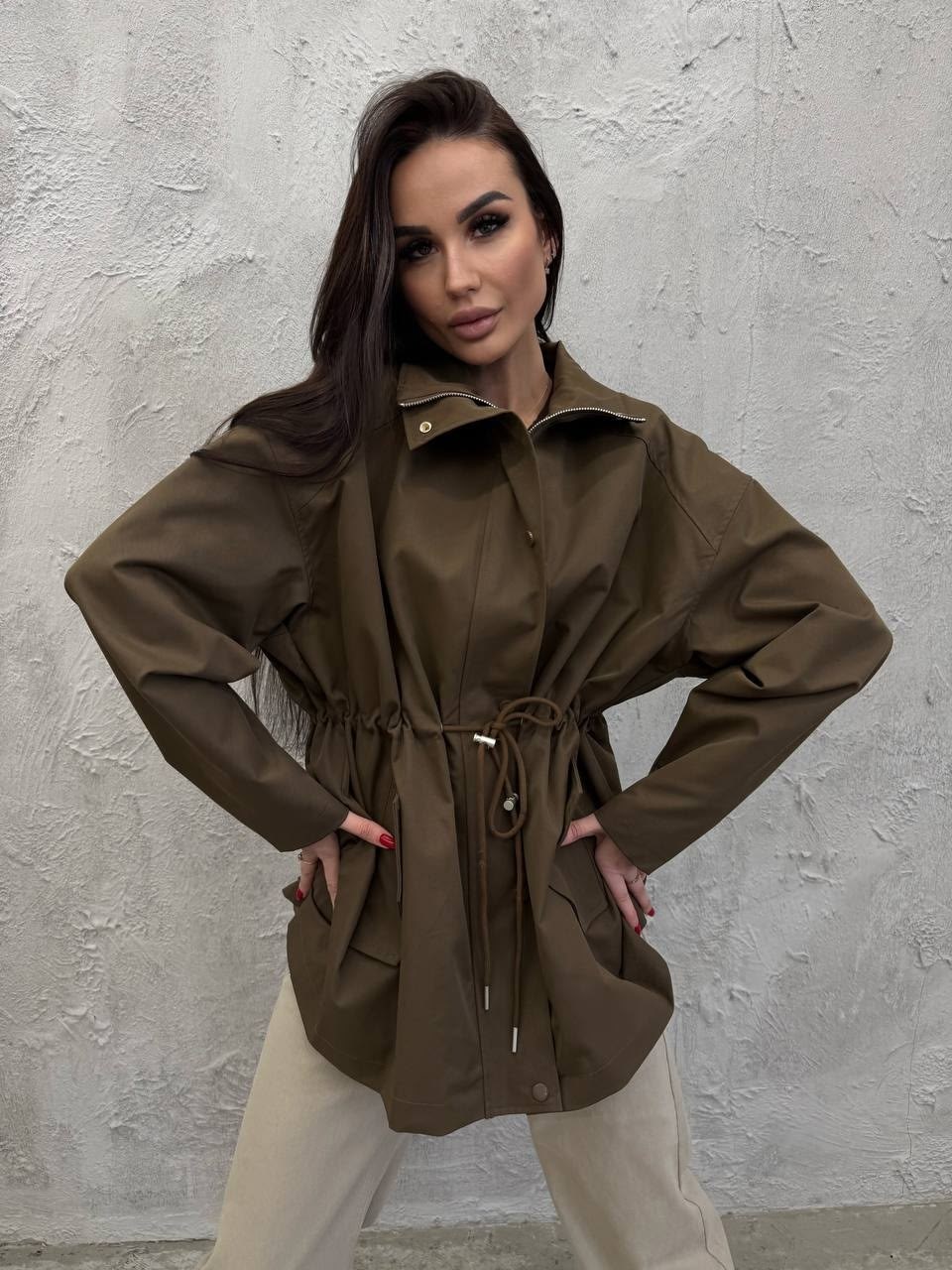 ветровка женская,ветровка женский timtony карманы бежевый,куртка женская,ветровка стильная,ветровка удлиненная