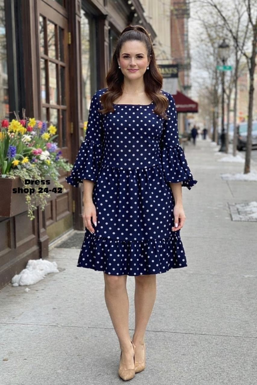платье в горошек,платье женское в горошек,платье,платье распродажа,женское платье