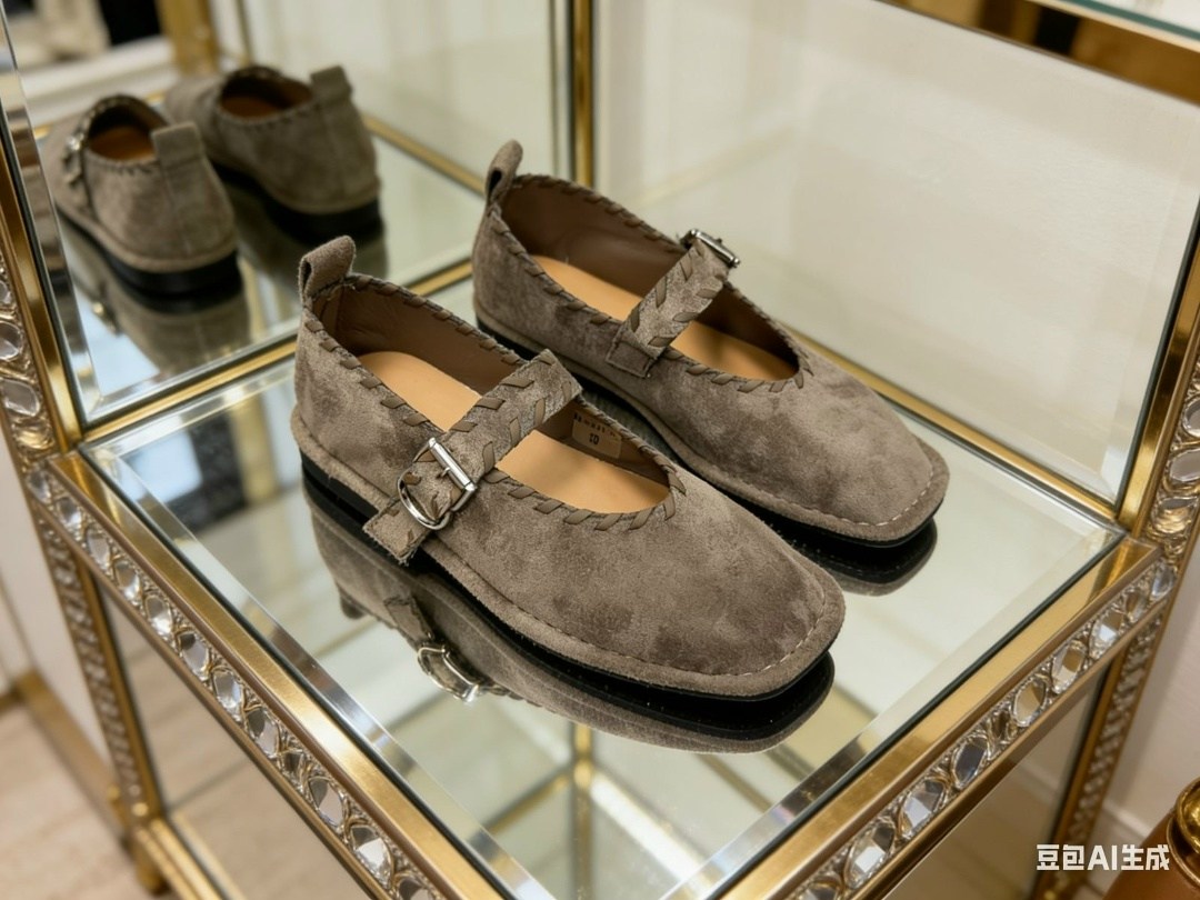 ,балетки замшевые мэри джейн massimo dutti,модная женская ,женские замшевые балетки с квадратным носом the row коричневые, женская