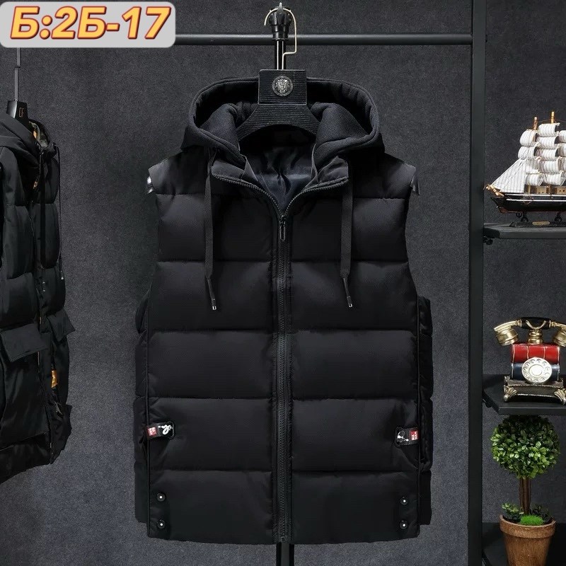 жилетка теплая,мужской жилет с капюшоном,мужской утепленный жилет,жилет утепленная,теплый жилет