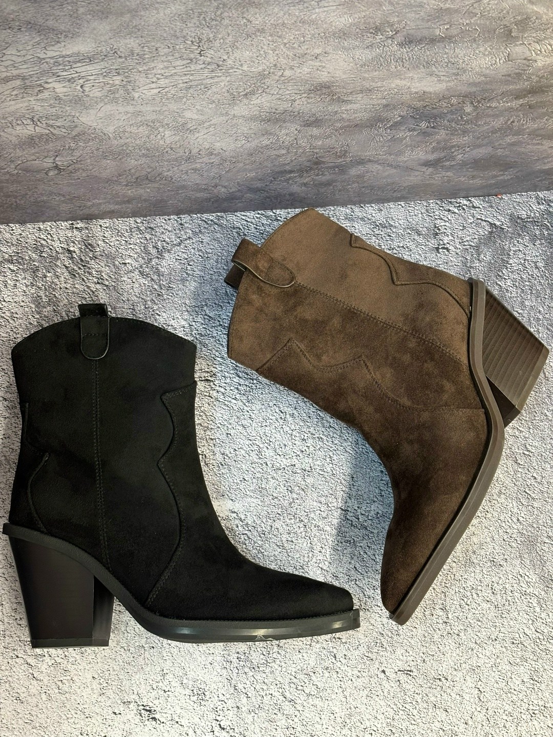 женские ботинки казаки черная замша демисезонные,полусапожки казаки,замшевые казаки,,полусапоги женские