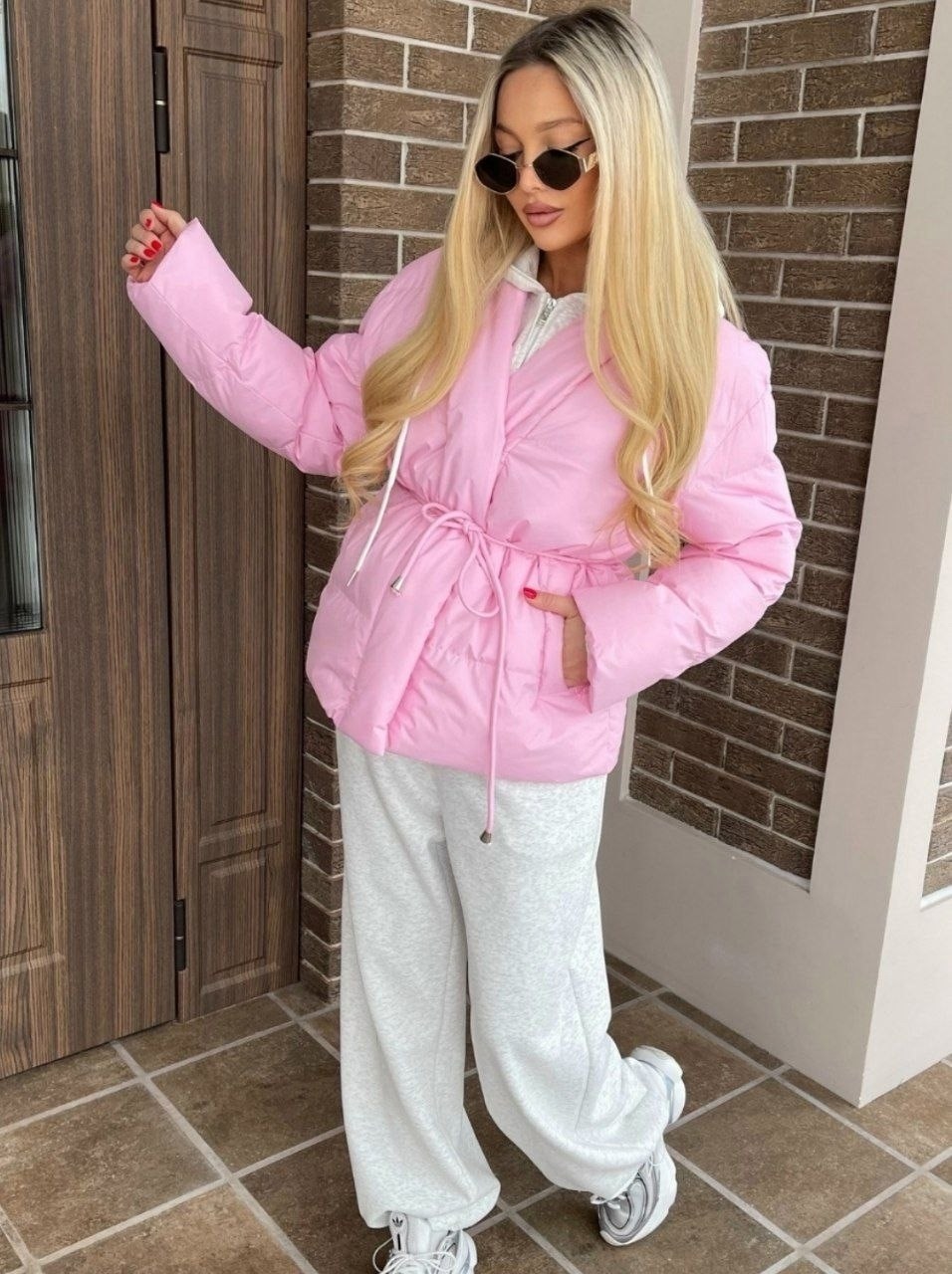 розовая куртка,розовая куртка женская,куртка демисезонная,куртка оверсайз,женская куртка