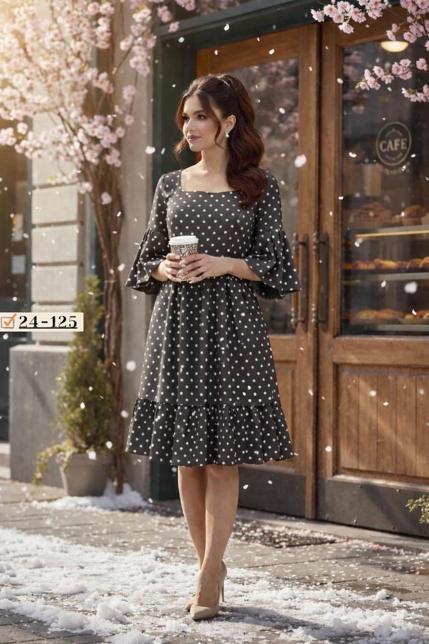 платье женское вечернее в горох,платье,женское платье,платье женское в горошек,модное платье