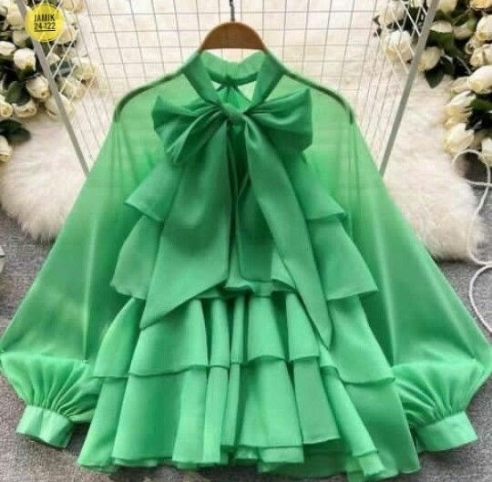 блузка с оборками,женская блузка с оборками,блузка с бантом,шифоновая блузка,блузка из органзы