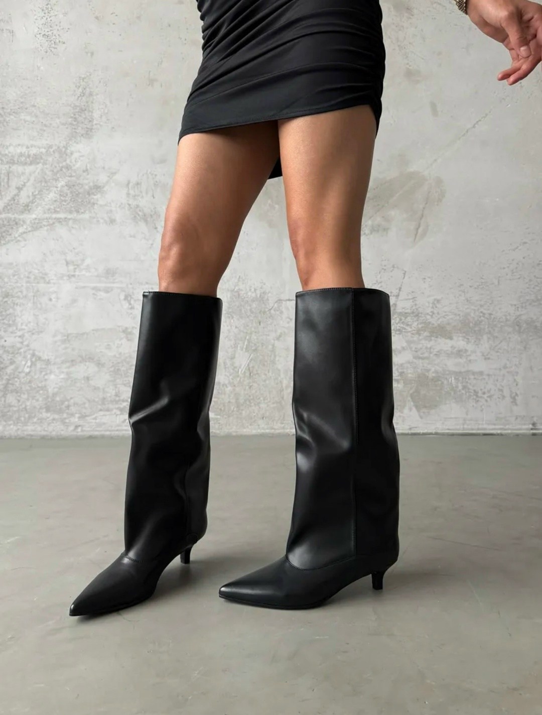 сапоги демисезонные на маленьком каблуке gh collection,сапоги трубы,,женская ,сапоги женские