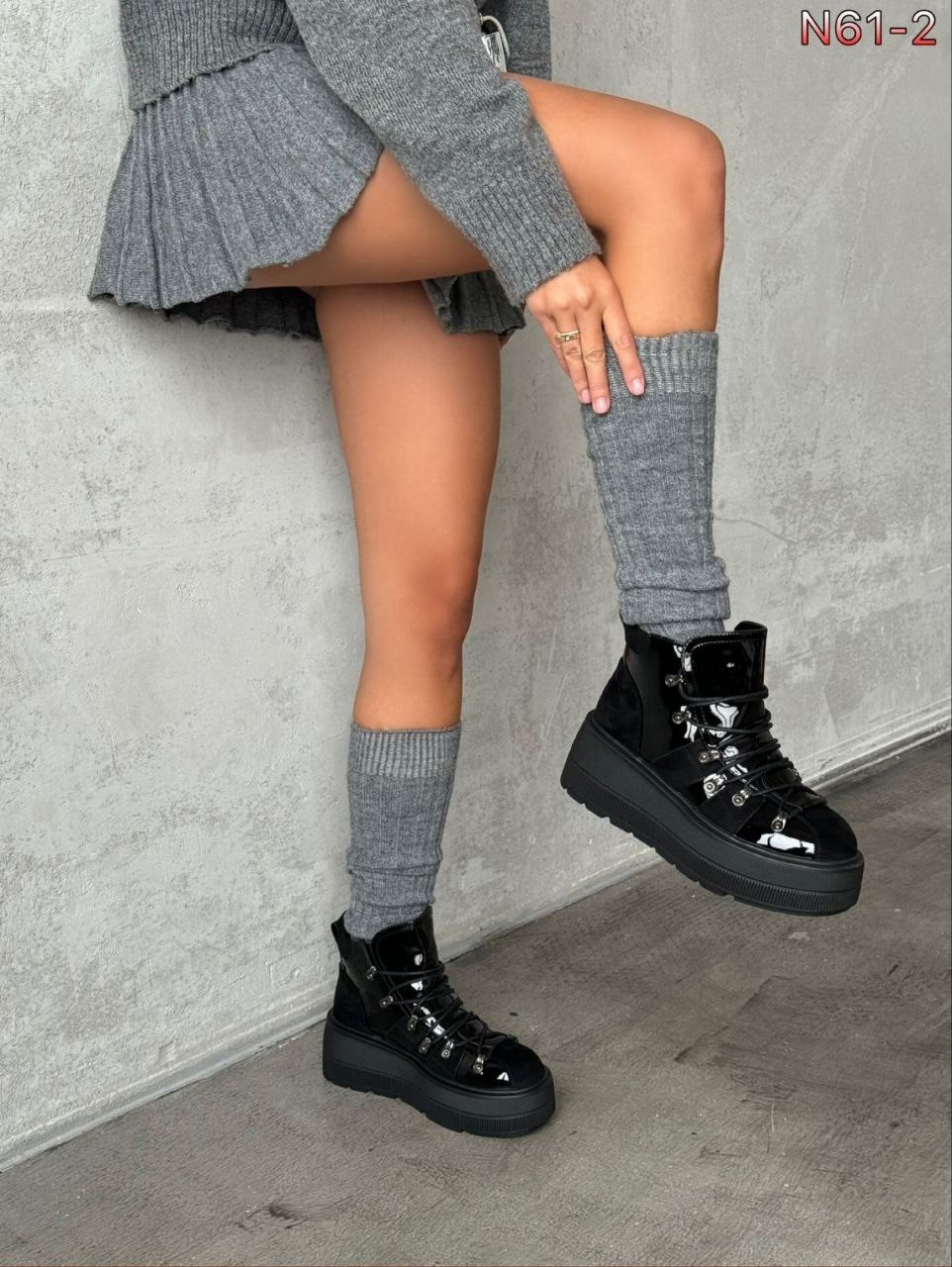 ,массивные ботинки,ботинки женские,высокая подошва,дутики