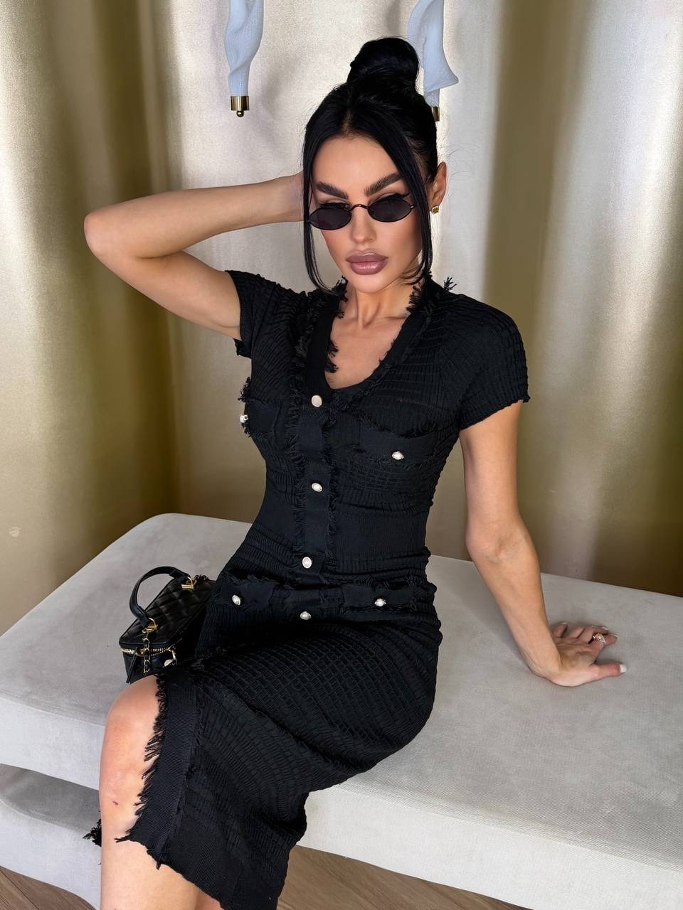 женское платье темно-розовое трикотажное миди с пуговицами,платье женское,платье трикотажное,трикотажное миди платье,бордовое платье