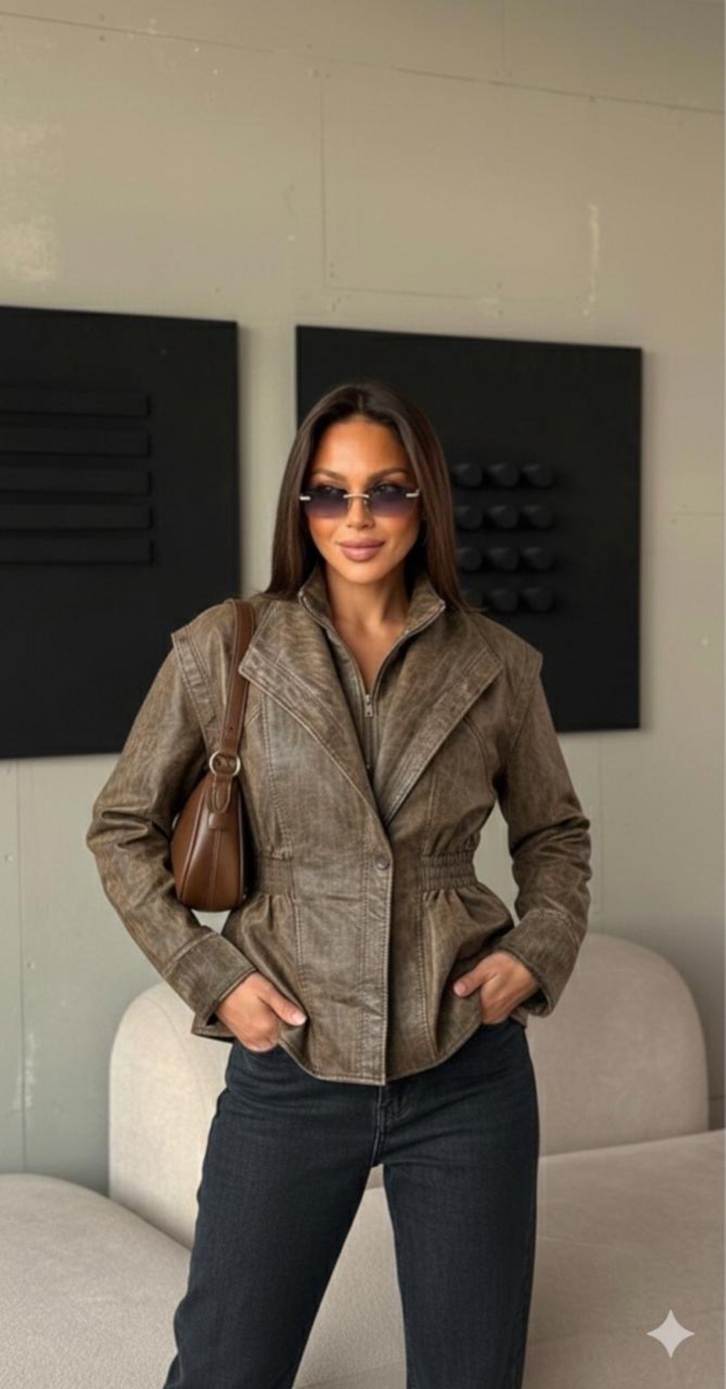 кожаная куртка,женская кожаная куртка,кожаная куртка косуха,куртка косуха,коричневая кожаная куртка