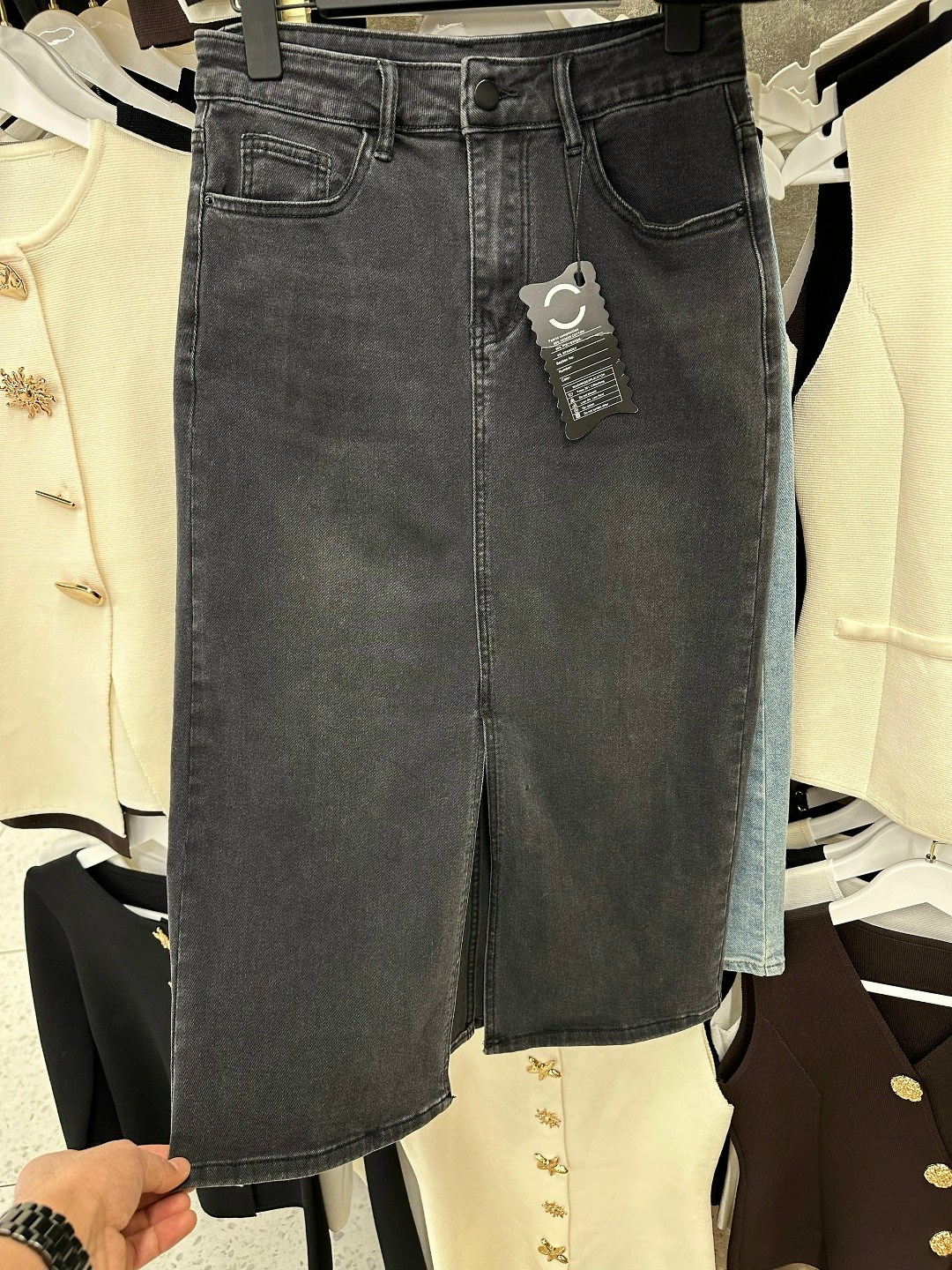 джинсовая юбка миди,юбка джинсовая,женские джинсовые юбки,юбка джинсовая длинная,юбка джинсовая с разрезом