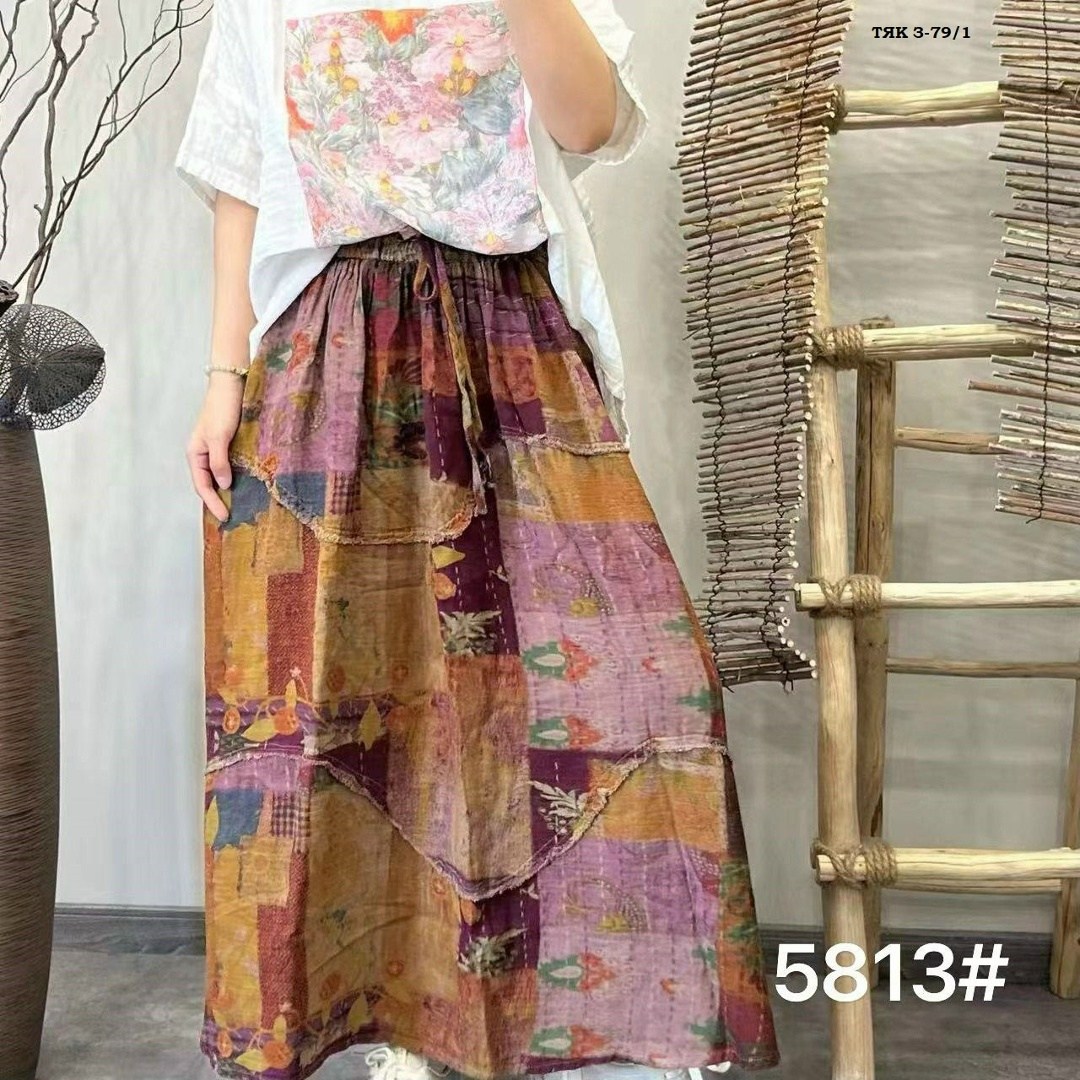 льняная юбка,юбка женская длинная,винтажная юбка,юбка бохо,юбка