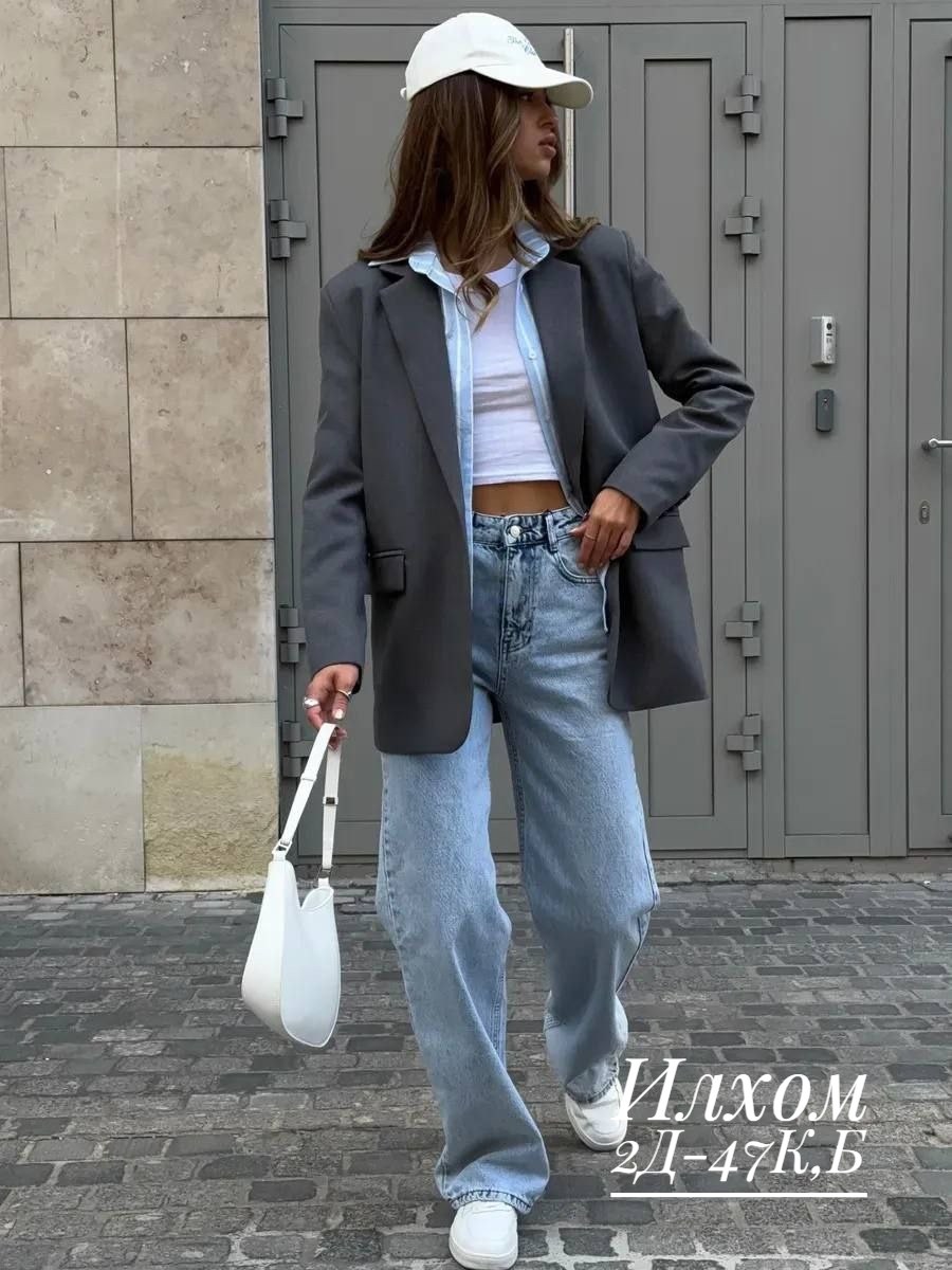 образ с серым пиджаком,серый пиджак,мода стиль женщины,модный стиль пиджак с джинсами,стильный образ: худи+пиджак+джинсы