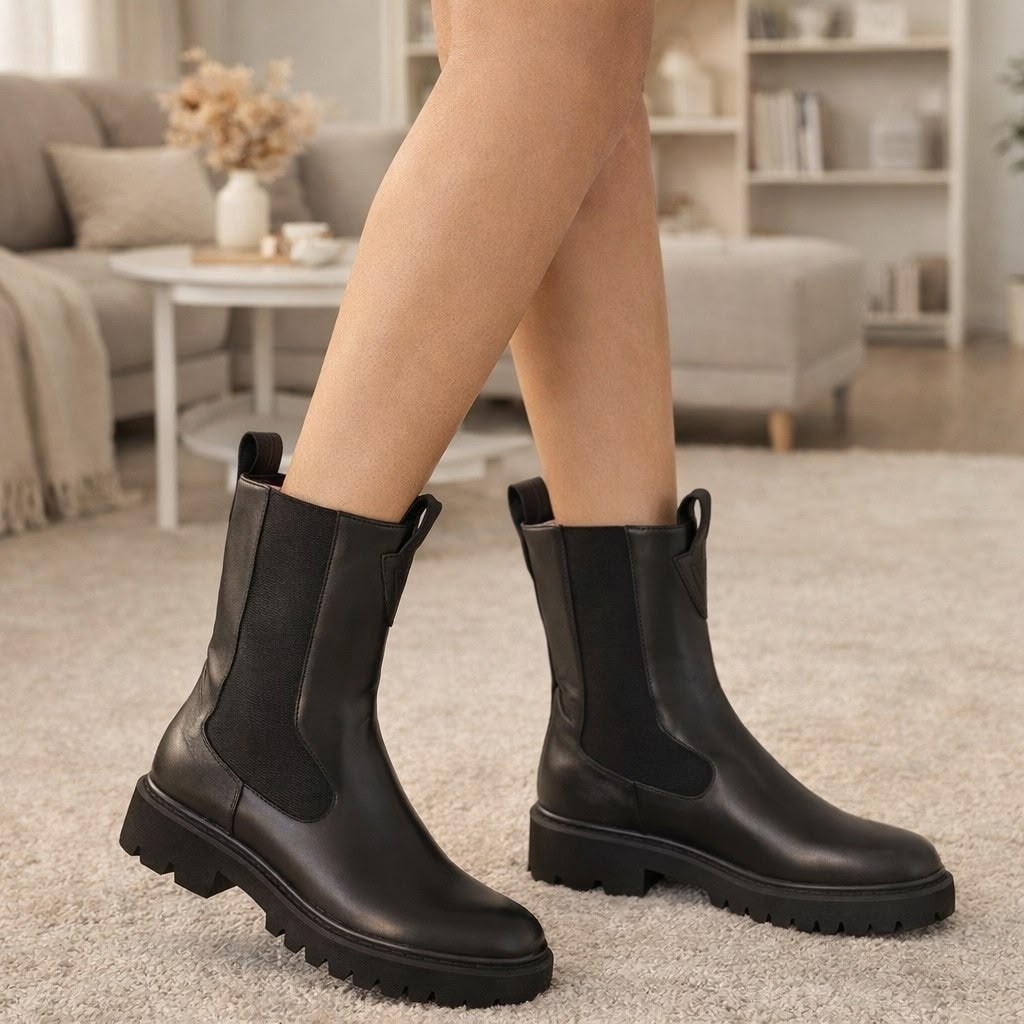 женские ботинки челси из натуральной кожи,ботинки челси,,ботинки берцы челси челси женские,ботинки челси женские