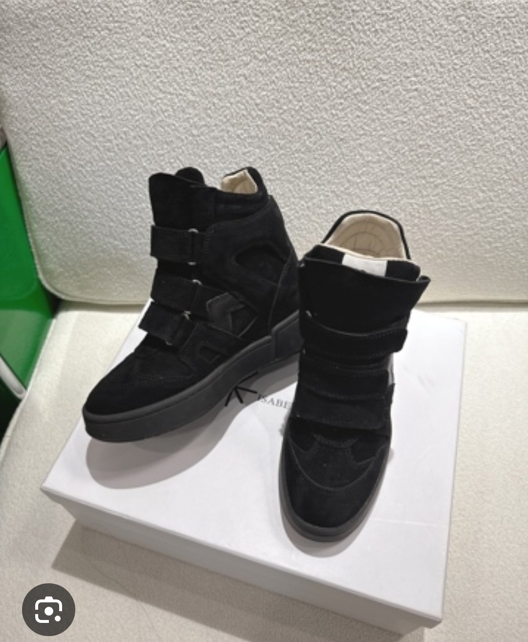 ,isabel marant im3 high-top sneakers black, женская,isabel marant высокие кроссовки im3 черный,высокие кроссовки