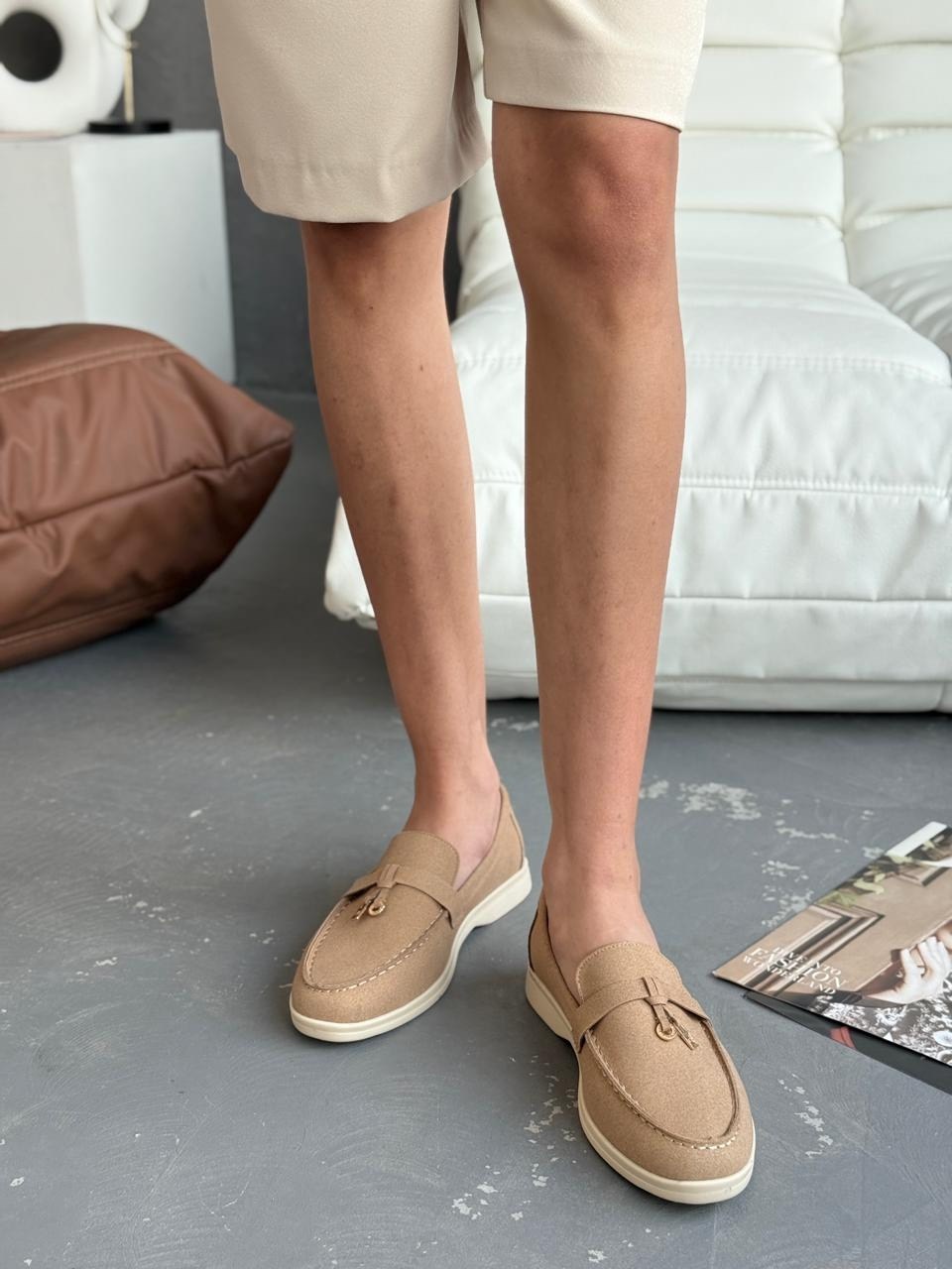 лоферы loro piana,женские мокасины,лоферы замшевые,,серые замшевые лоферы