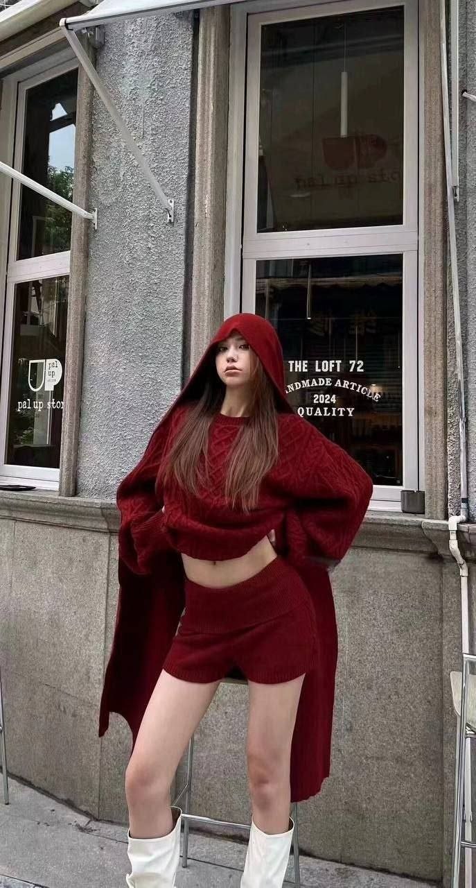 knitted long sleeve crop top & shorts sets,вязаный свитер,модные свитера,вязаные свитера женские,свитер