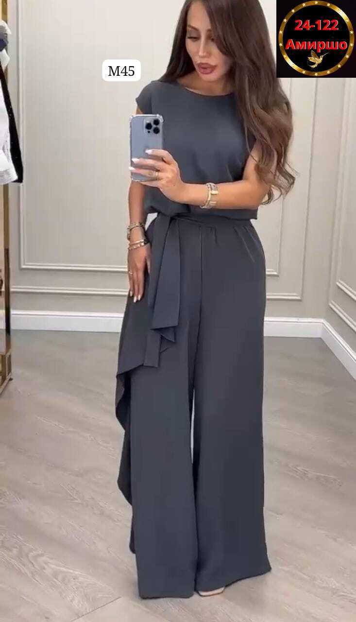 женский костюм двойка,костюм женский,женский брючный костюм,брючный костюм,костюм брючный вечерний с драпировкой
