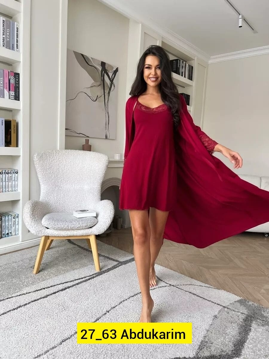 халат домашний с сорочкой комплект,женские халаты,комплект домашний женский,пеньюар женский,комплект сорочка халат