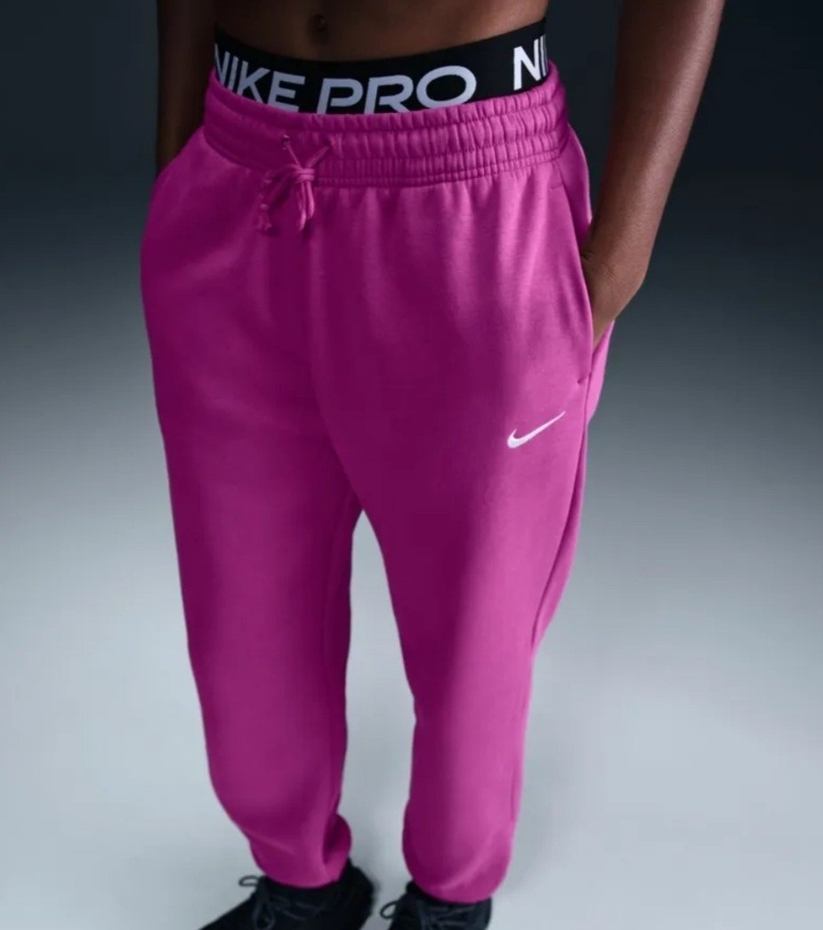 спортивные брюки женские nike ni121a0k2 розовые l,джоггеры найк розовые,женские спортивные штаны nike,штаны спортивные nike dq5887-675 для женщин цвет розовый,спортивные брюки женские nike ni121a0k2 р