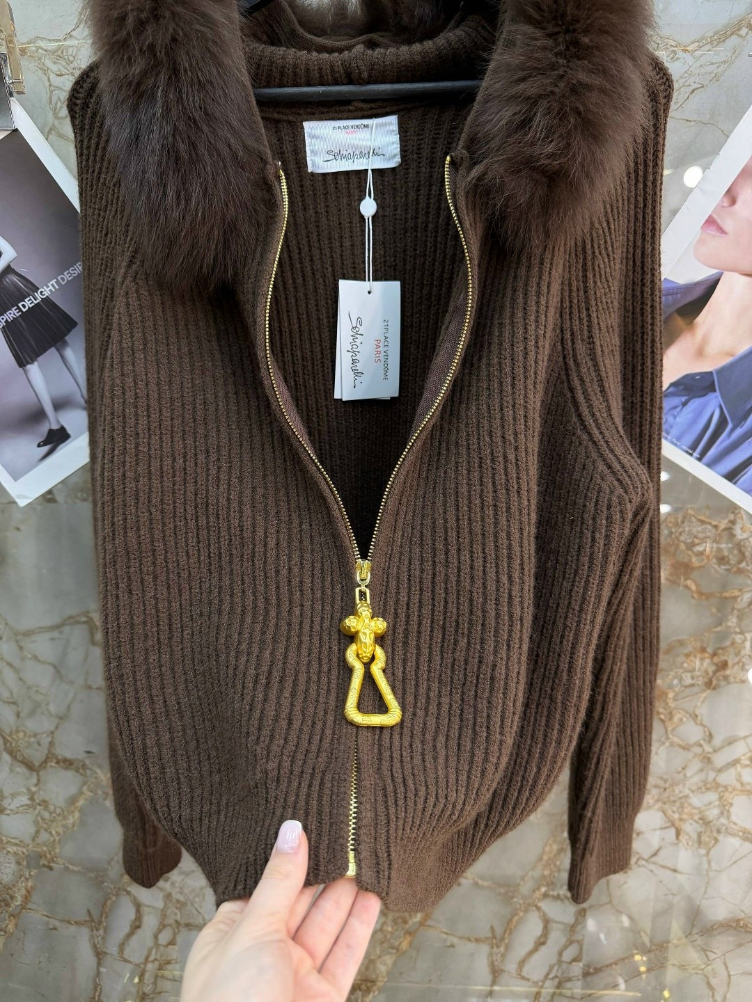 свитера с капюшоном,кофта с меховым воротником,куртка вязаная,кардиган с мехом,женский вязаный кардиган с капюшоном