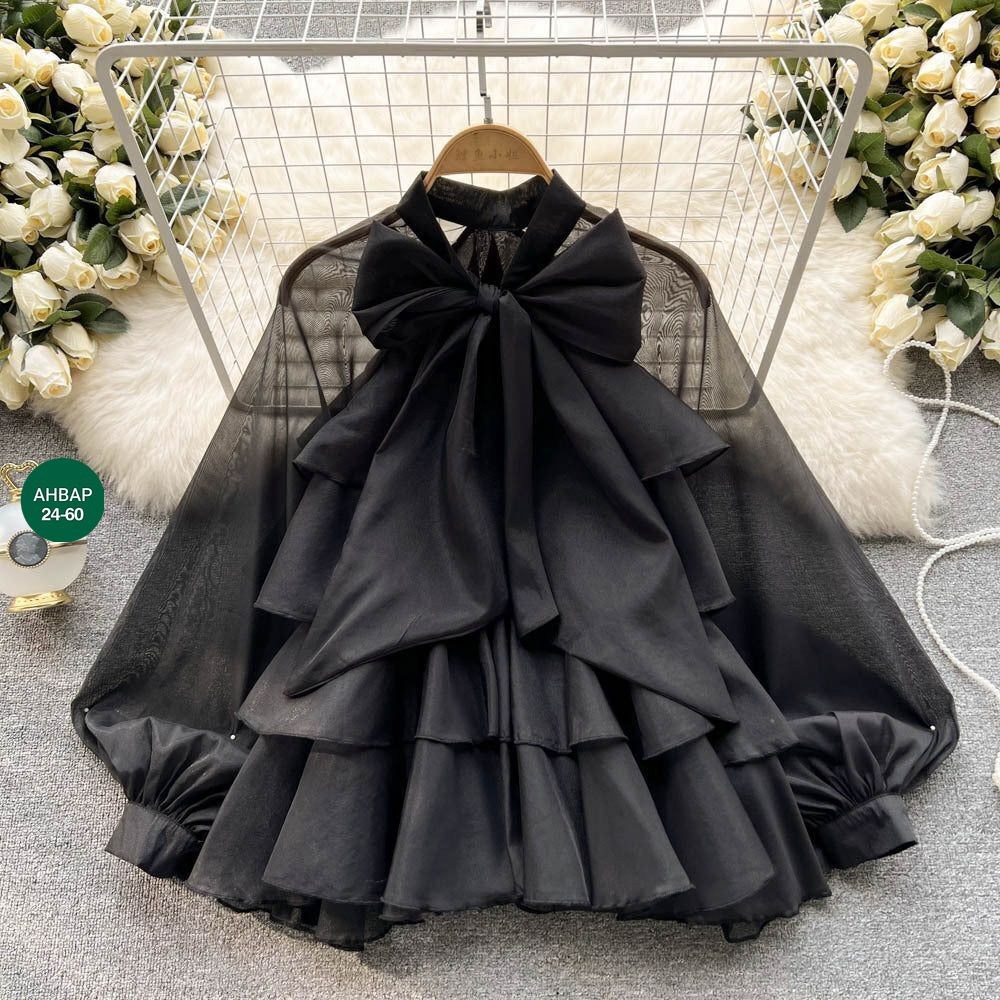 блузка бант,шифоновая рубашка,блузка с оборками,женская блузка,элегантная блузка