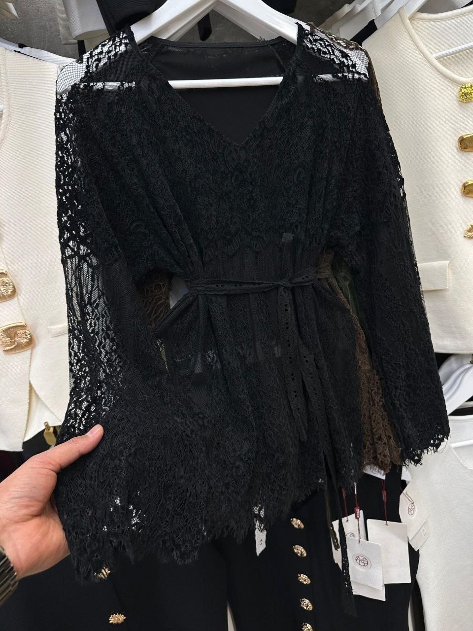 блуза с оборками кружевная nume,кружевная блузка,блузы женские,блуза с оборками кружевная,женская блузка