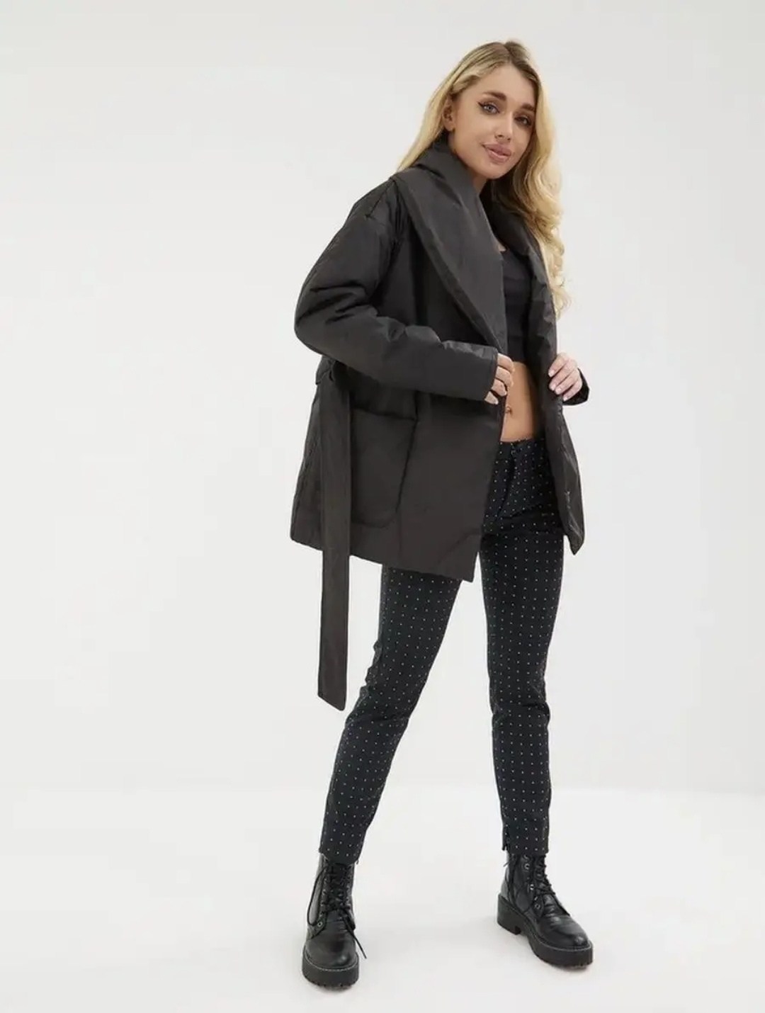 куртка демисезонная,куртка с поясом,женская куртка,куртка женская модная,модное пальто