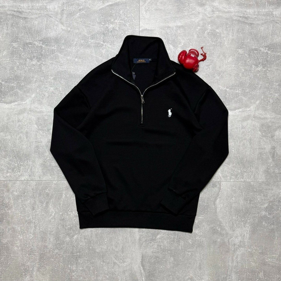 кофта поло,джемпер polo ralph lauren vintage fleece quarter zip sweat,мужской серый свитер от polo ralph lauren,кофта мужская,толстовка свитер