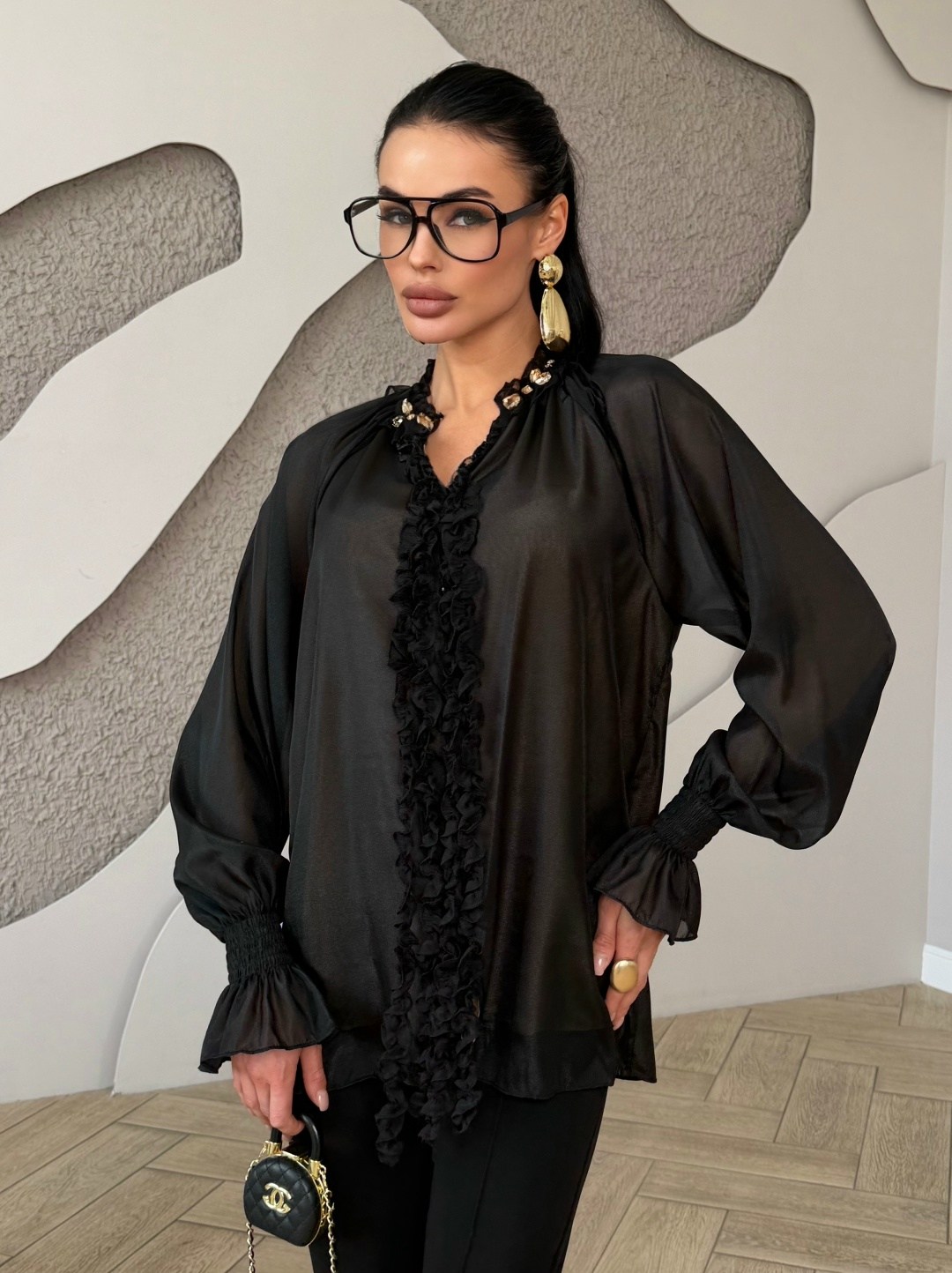 блузка с оборками,женская блузка,блузка с воланом,блузы,рубашка блуза