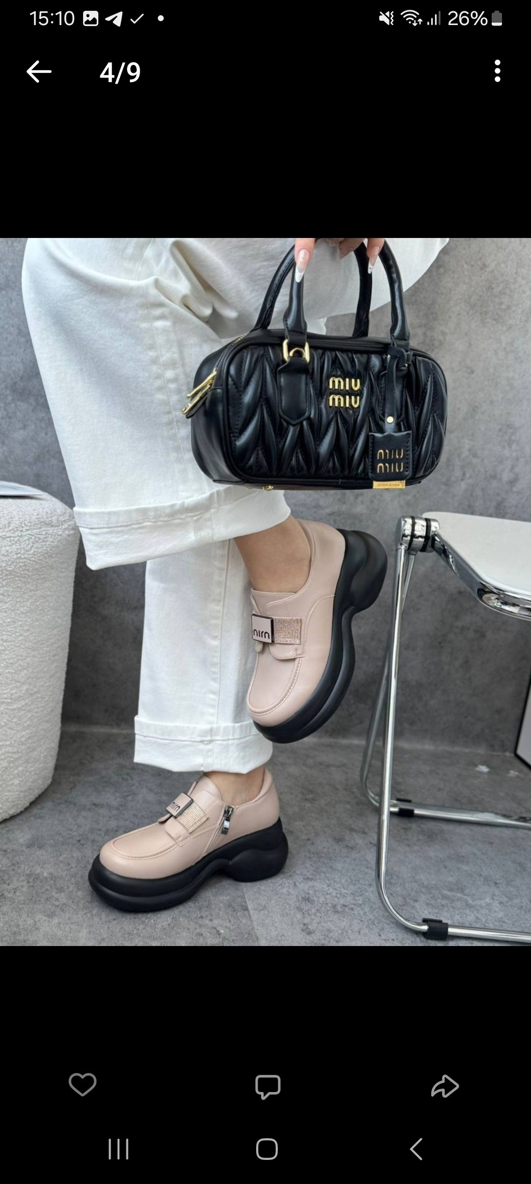 стеганая сумка arcadie miu miu черный,сумка miu miu,женская сумка miu miu,обувь,miu miu сумка на плечо кросс-боди