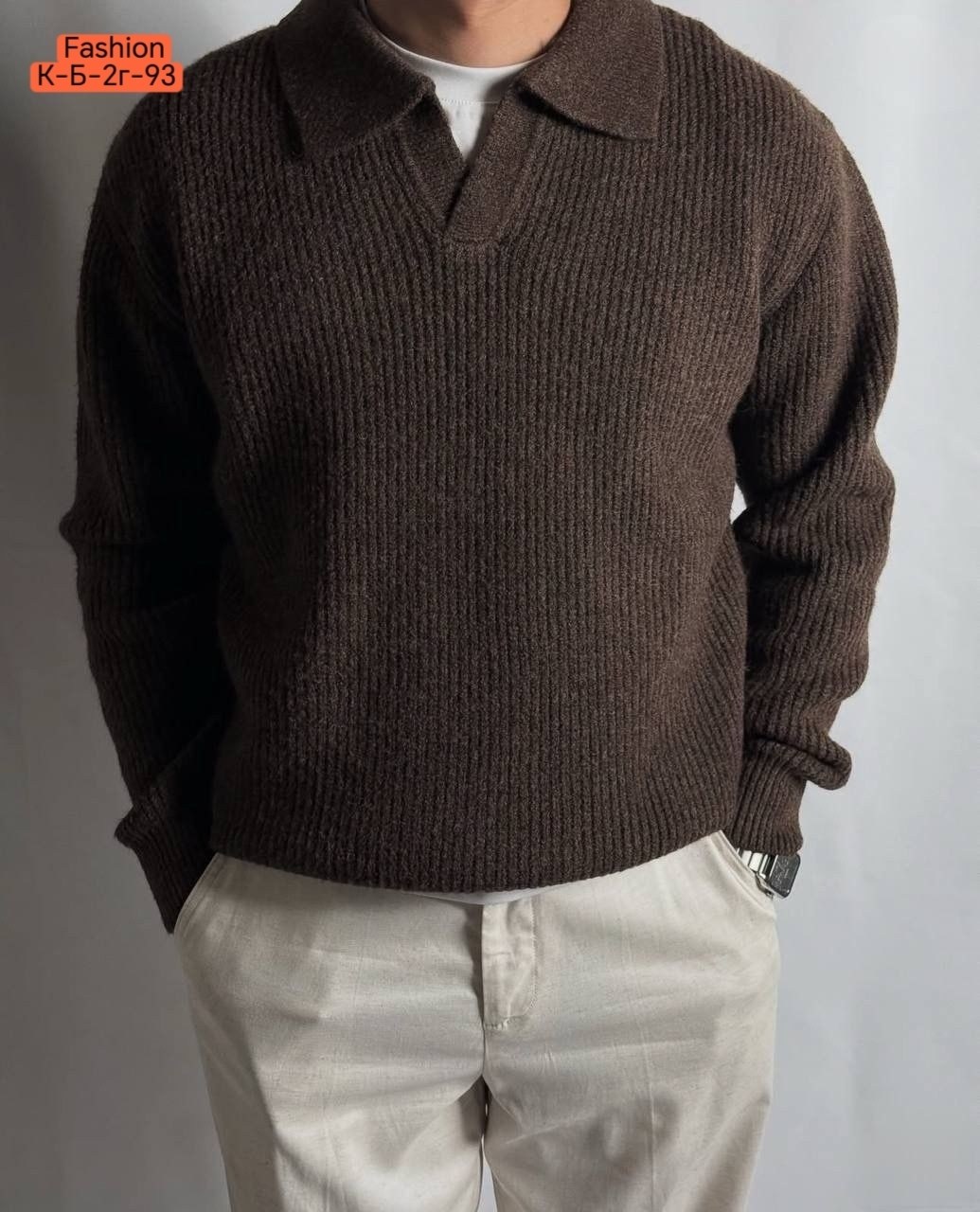свитер с воротом,мужской свитер,мужские вязаные свитера,свитер с воротником,мужская мода