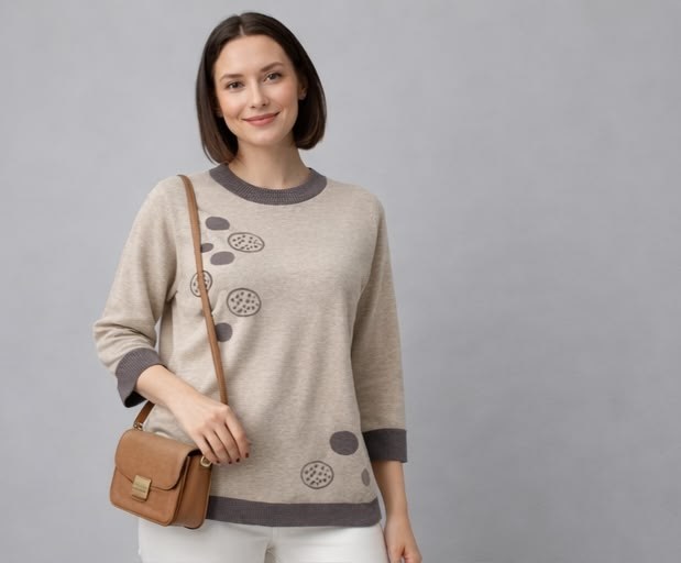 свитер с круглым вырезом,свитера женские,свитшот женская,джемпер,свитер с вышивкой