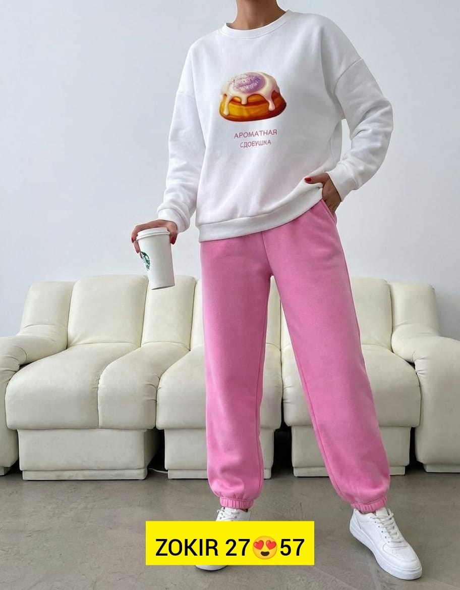 повседневный свитшот,свитшот женский оверсайз,свитшот оверсайз с принтом,костюм - свитшот женский арт. 11602908,свитшот over size