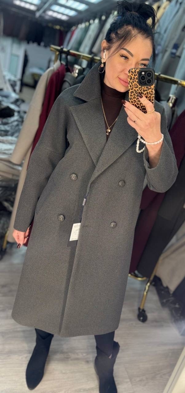 пальто dava 7006 шоколадное,удлиненное пальто,стильное пальто,демисезонное пальто,пальто