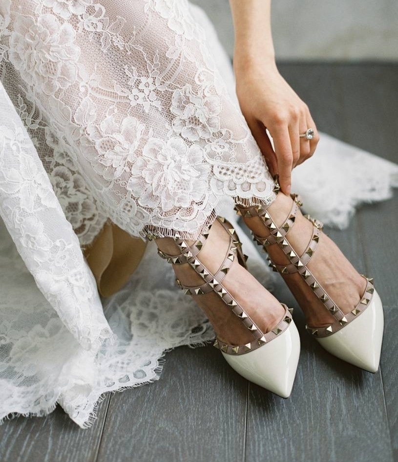 свадебная ,свадебные сапоги для невесты,valentino rockstud, невесты,свадебное туфли