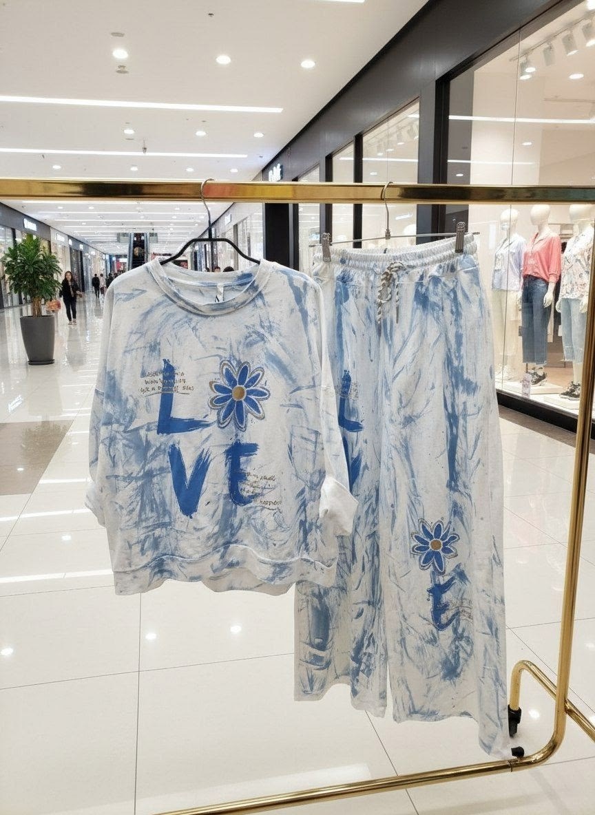 пижамные костюмы,костюмы женские,желтый костюм,костюм с принтом,трикотажные костюмы