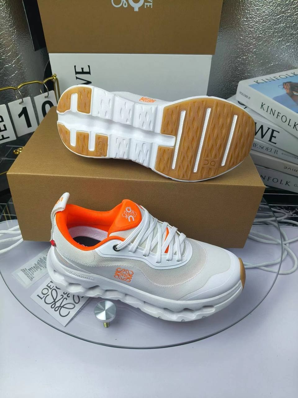 loewe кроссовки,кроссовки on loewe x cloudtilt 2 tan white gum,кроссовки,кроссовки легкие,кроссовки кеды