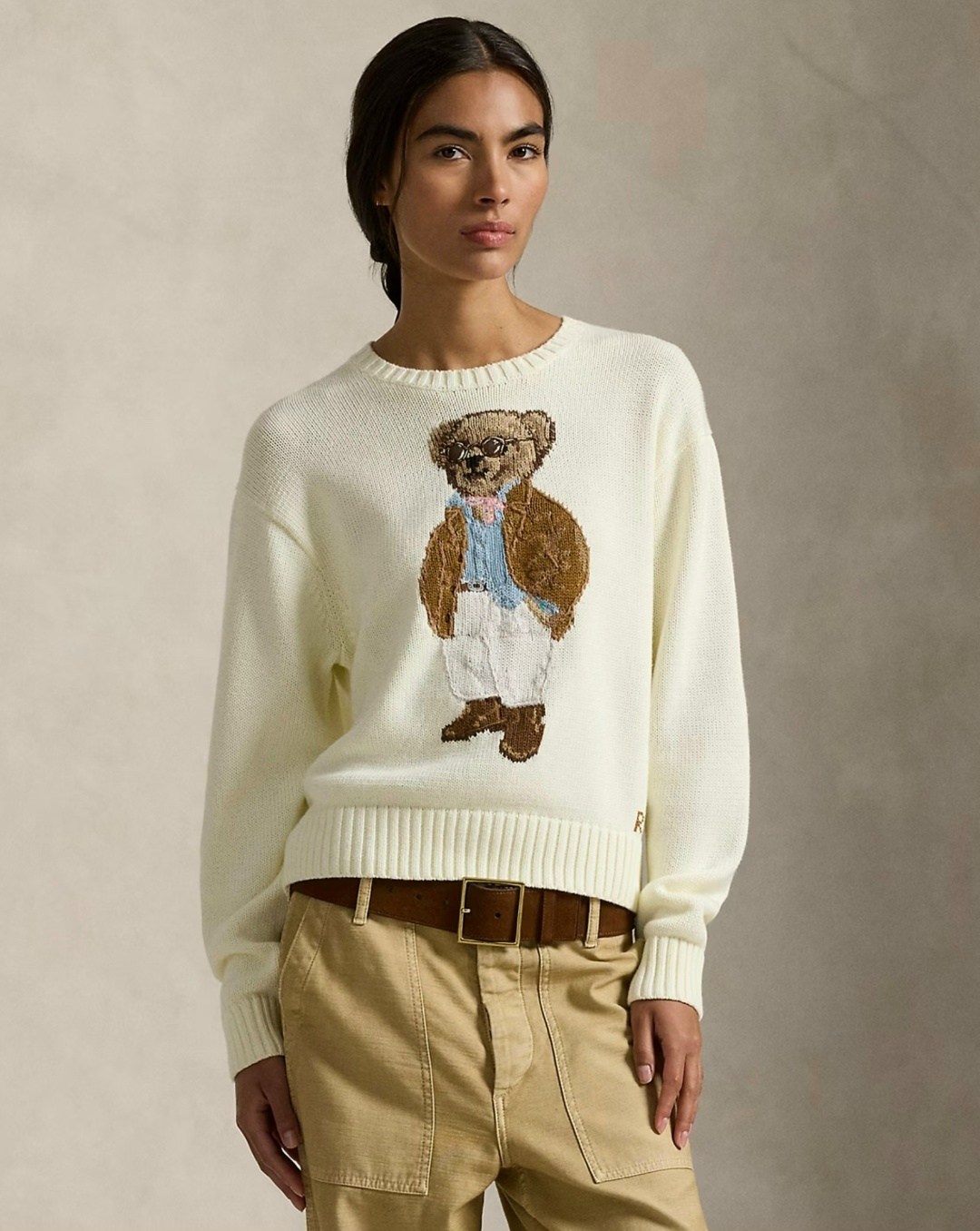 ральф лорен свитер с мишкой женский,свитер polo bear из хлопка с интарсией ralph lauren,ральф лаурен беар,polo ralph lauren джемпер bear,polo ralph lauren bear свитер женский