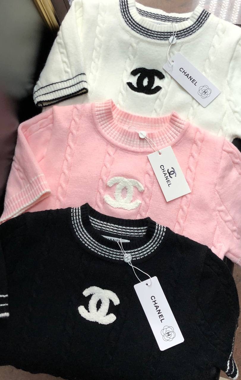 женская футболка chanel,футболка шанель,кофта шанель,в стиле шанель,джемпер шанель