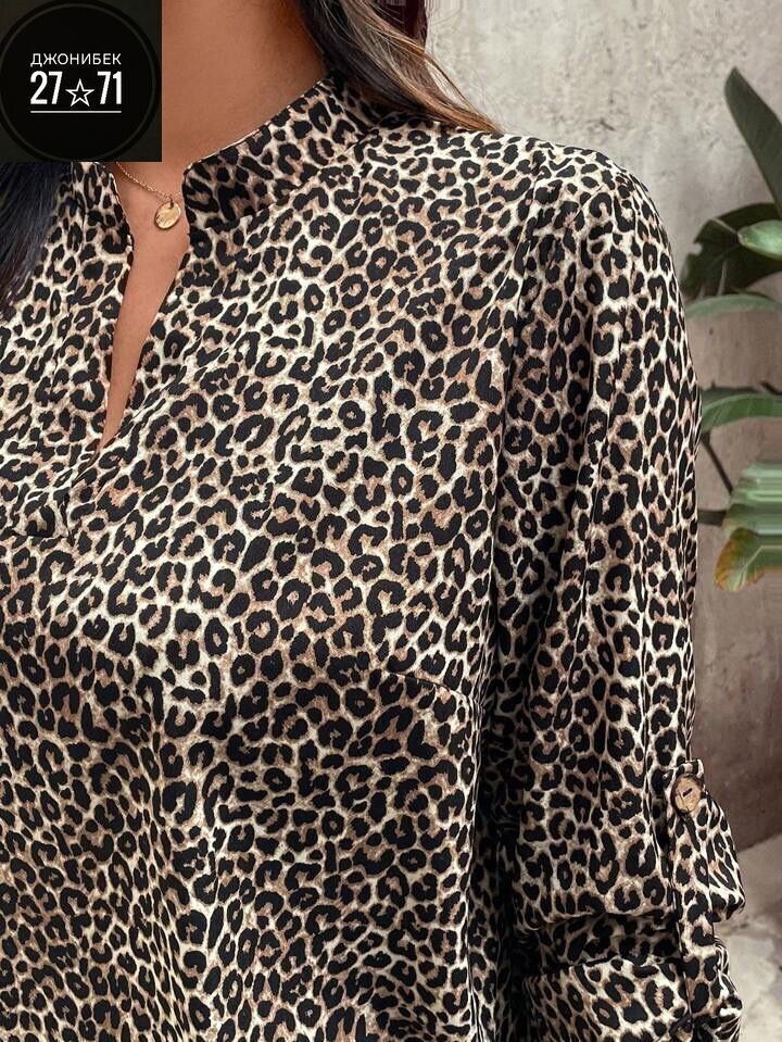 блузка леопардовая,рубашка леопардовая,блузка женская,женская блуза,рубашка леопардовая k118a258