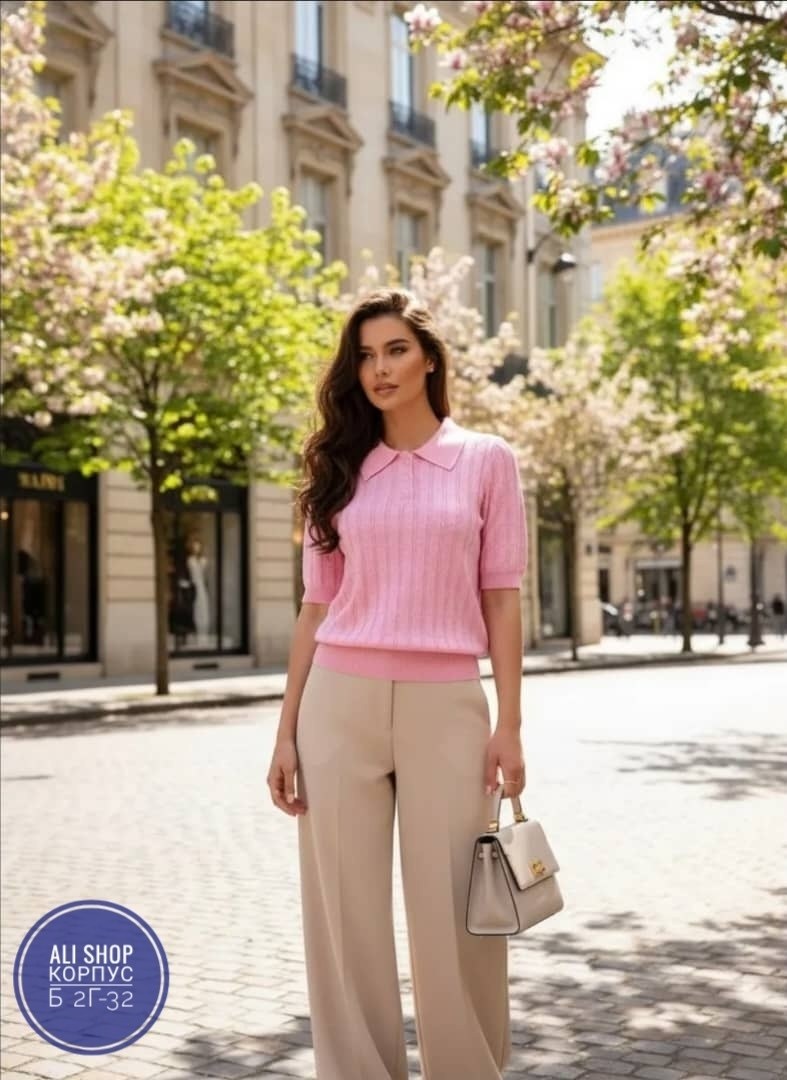 джемпер женский поло,кофта поло,кофта с воротником,бежевый джемпер,женская кофта