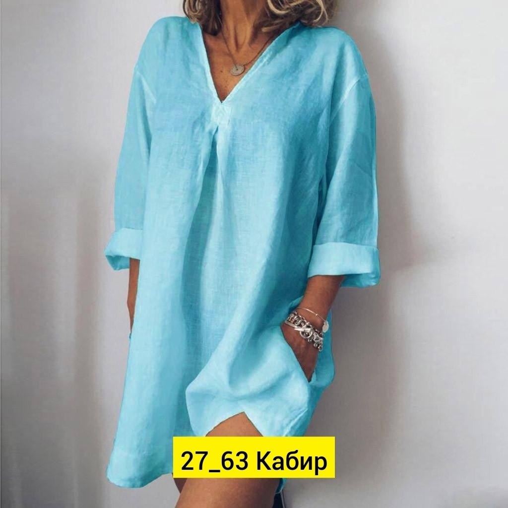 платье женское свободное повседневное летнее,свободные платья для женщин,туника лен,туника легкая,женская туника