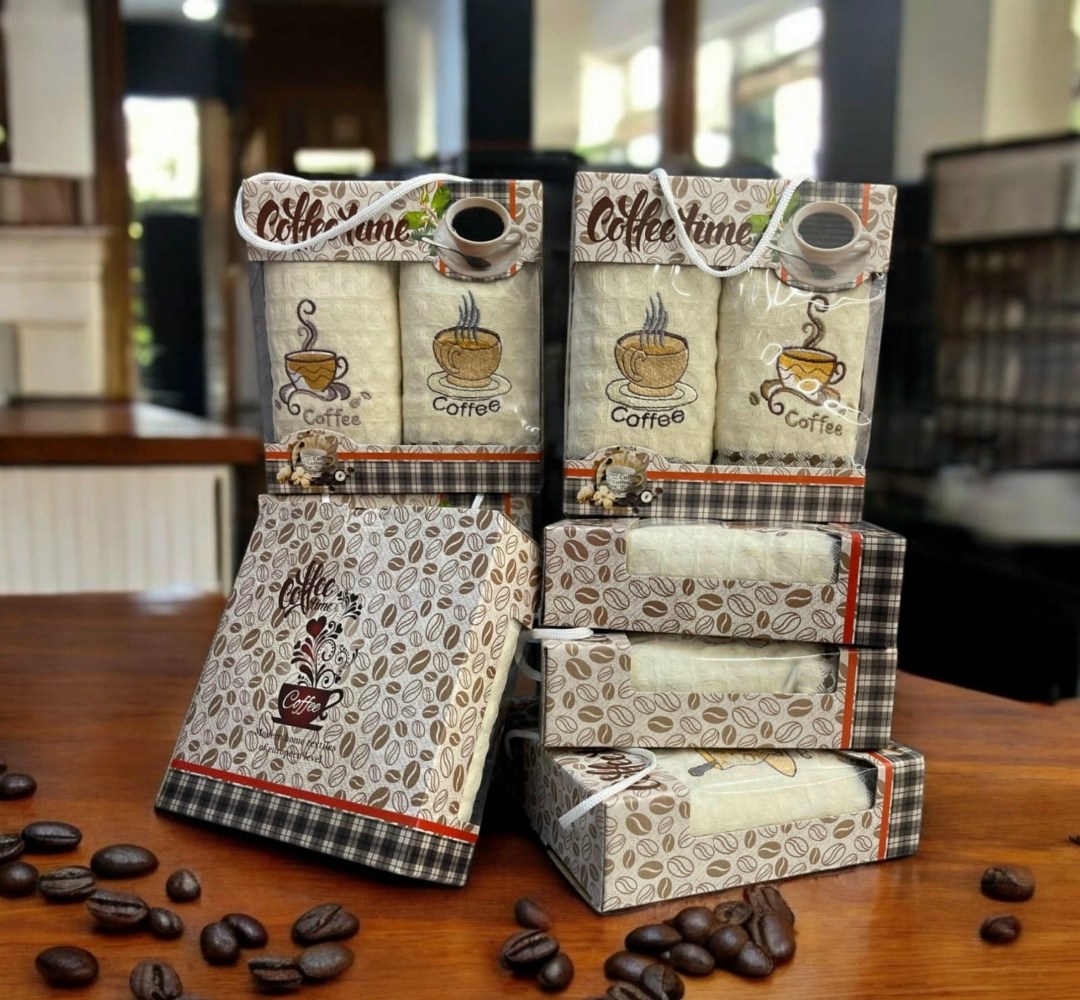 набор кухонные вафельные полотенца,кухонные полотенца "кофе",набор кухонные полотенец,полотенце кухонное вафельное,полотенце для кухни вафельное