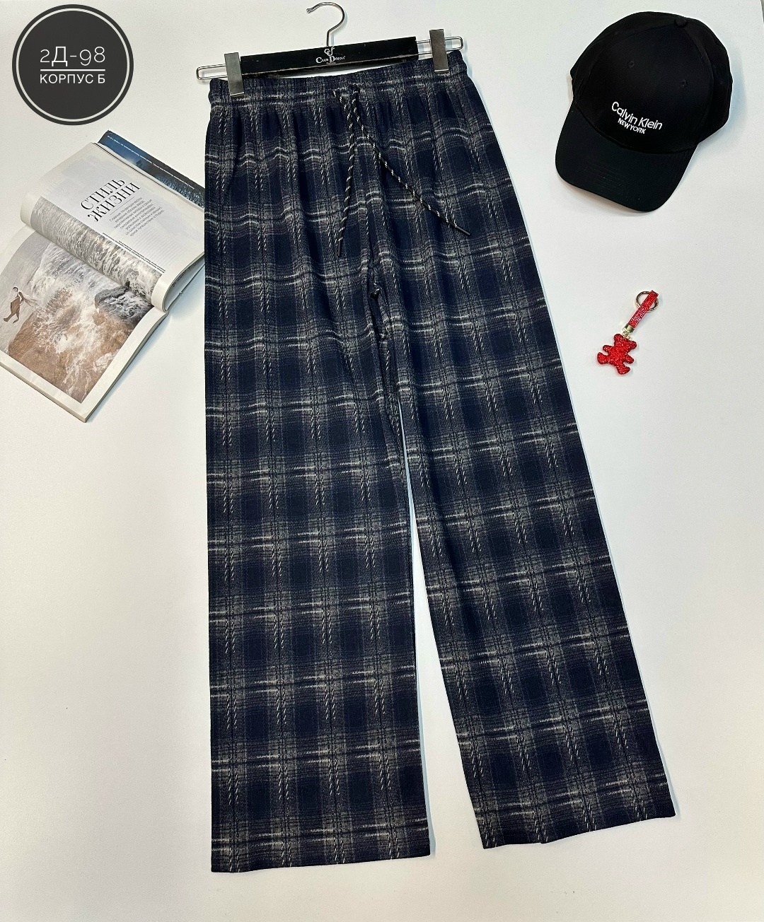 брюки в клетку,брюки в клетку повседневные,штаны в клетку,женские брюки в клетку,широкие клетчатые штаны женские