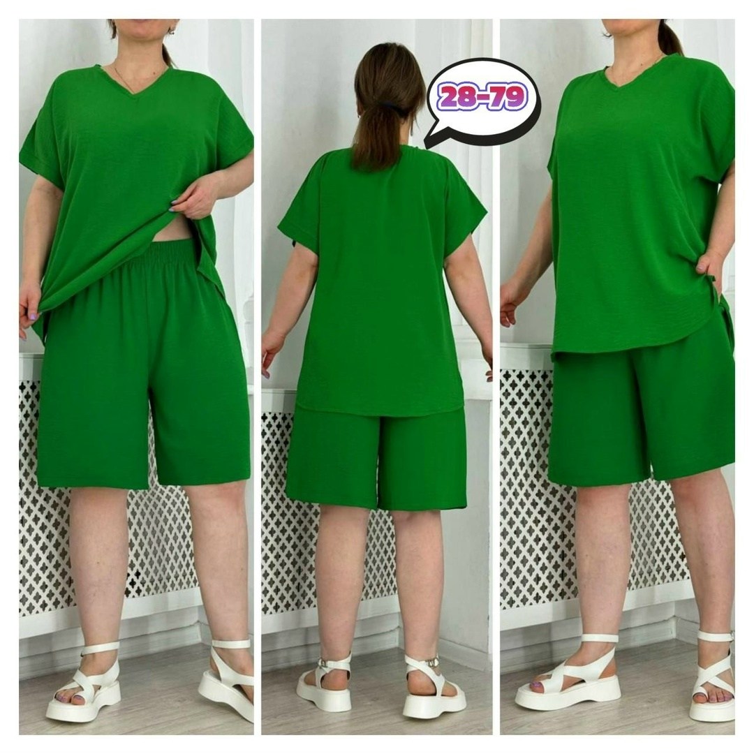 летний костюм с шортами больших размеров,женские костюмы,костюм оверсайз большого размера,костюм двойка женская,комплект женских